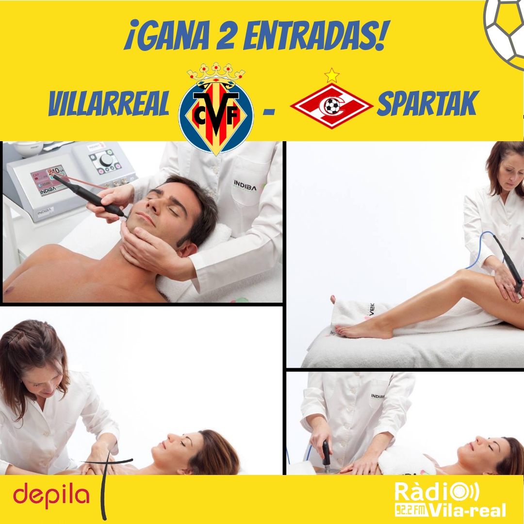 SORTEO VILLARREAL CF: ¡gana 2 entradas para el Villarreal CF – Spartak!