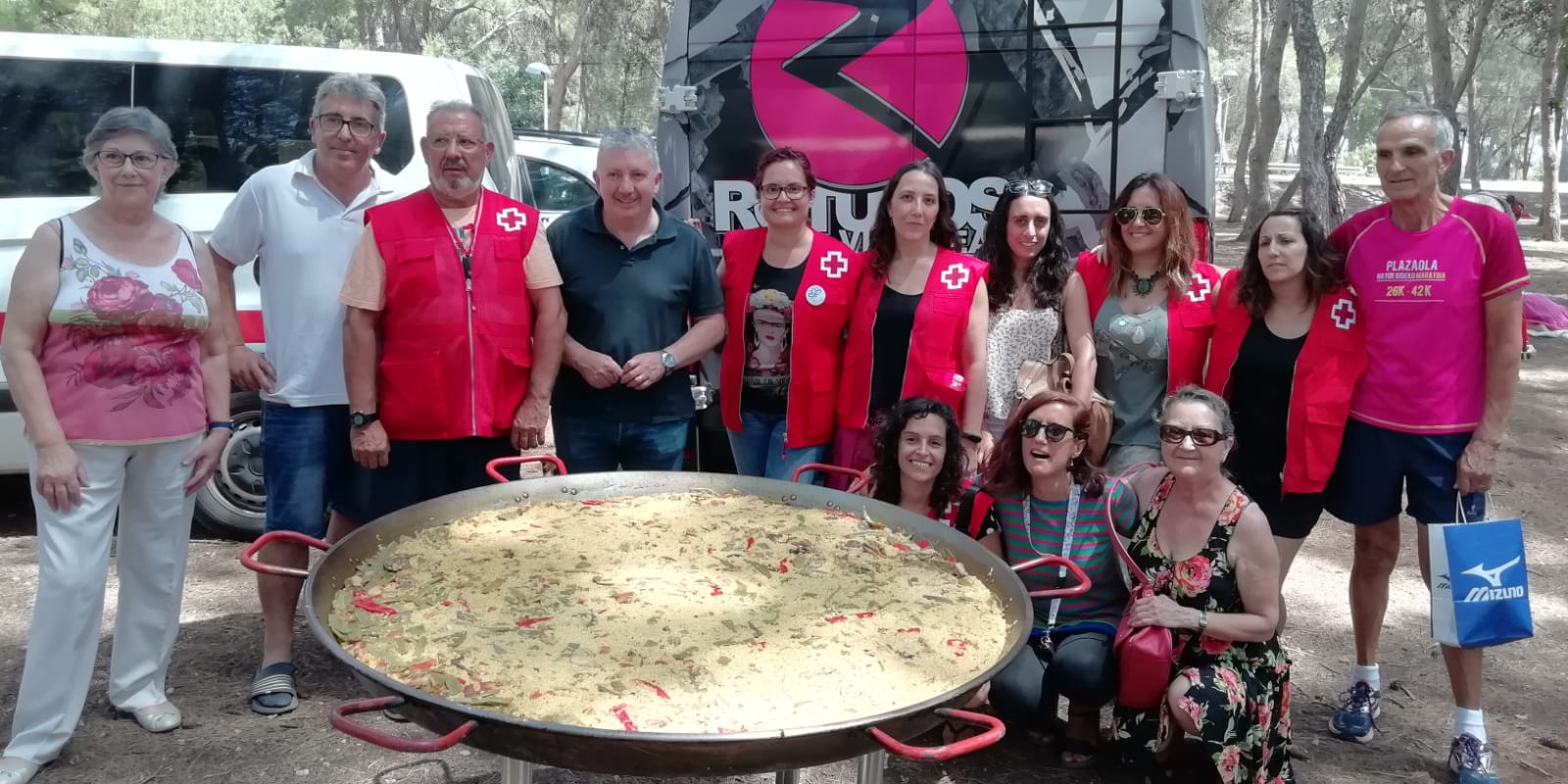 Creu Roja Vila-real va celebrar ahir una jornada de convivència en el paratge de l’Ermita.
