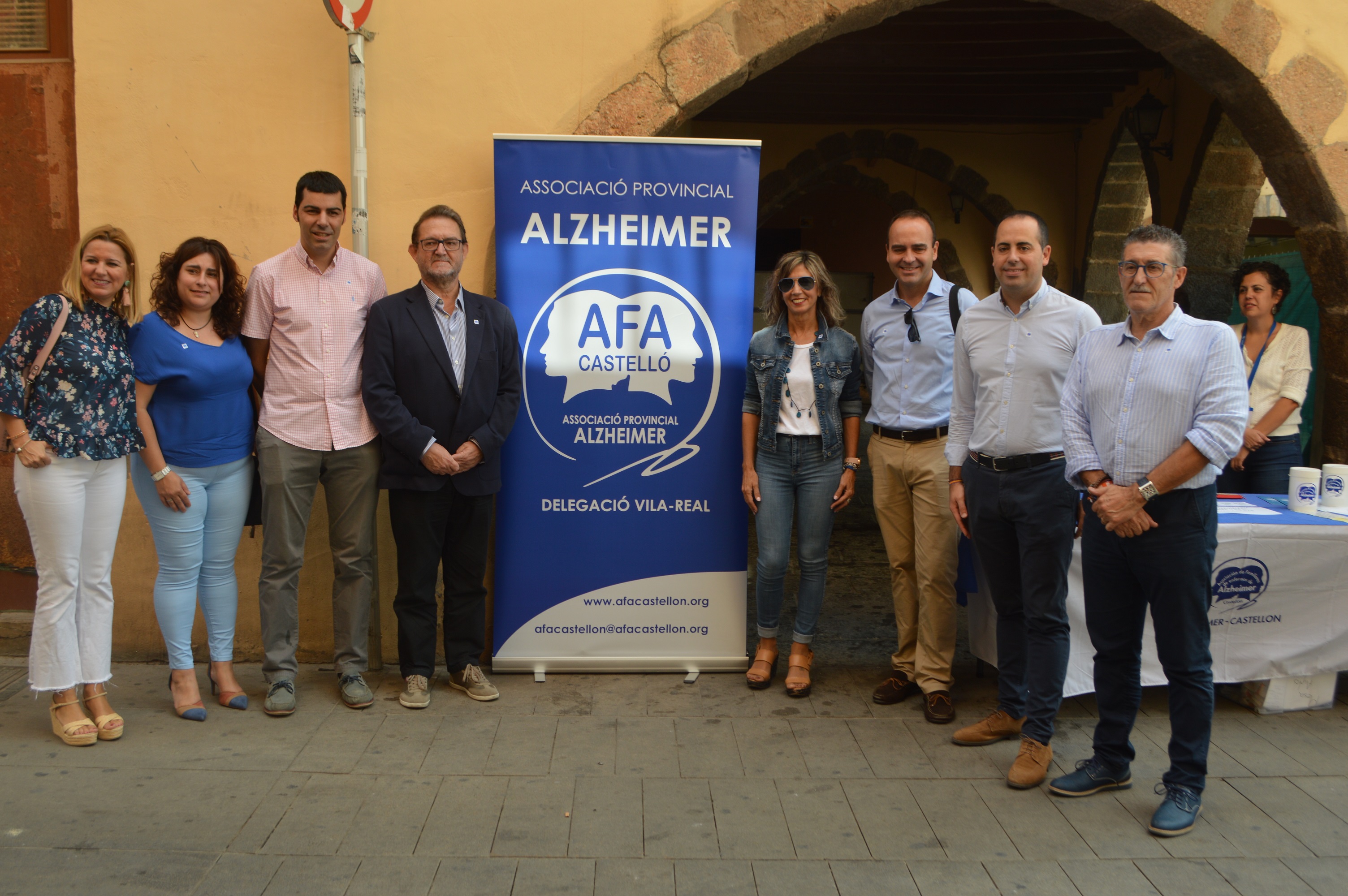 Mesa informativa de AFA Castelló.