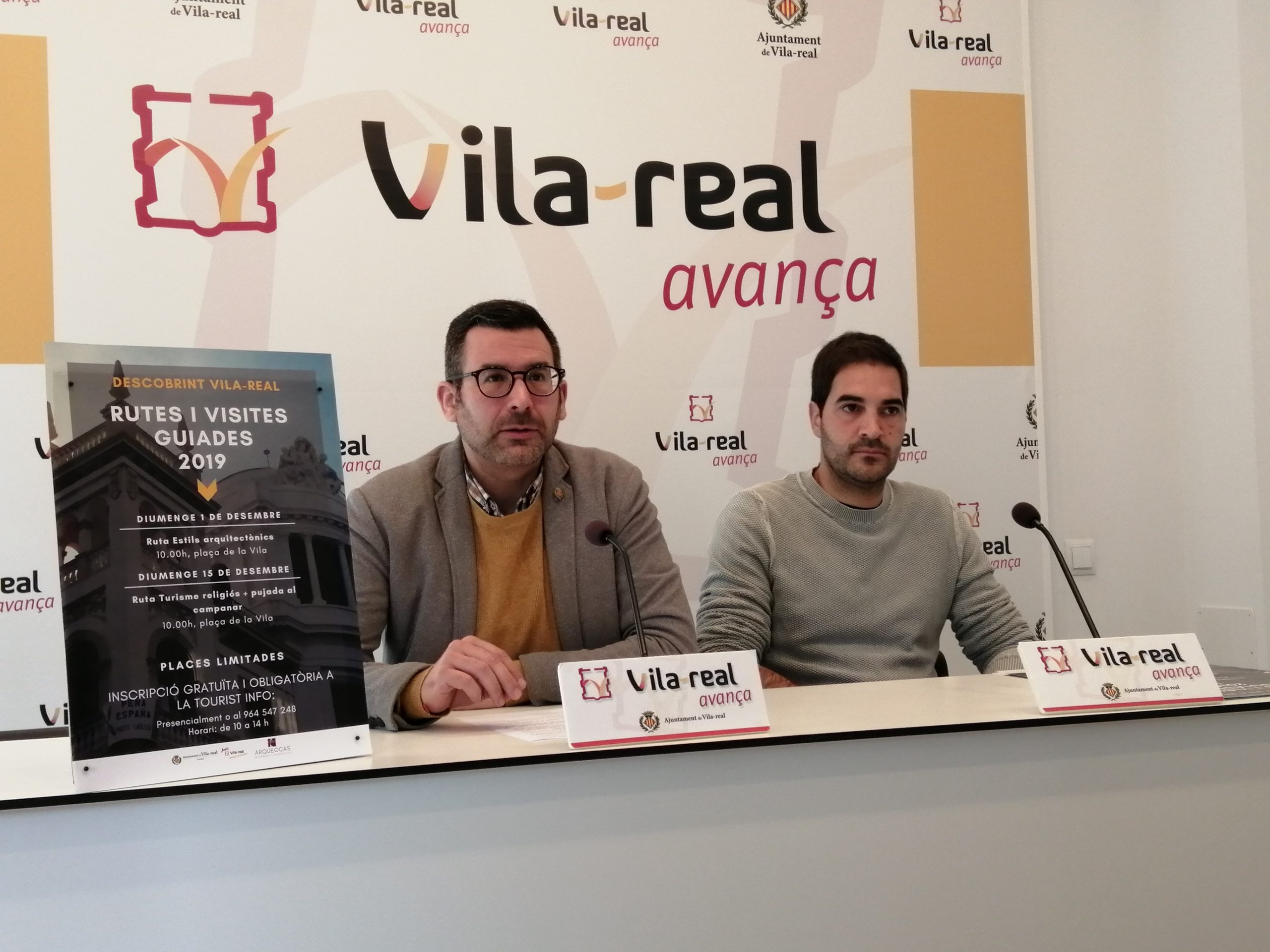 Turismo lanza un programa de visitas guiadas para difundir el patrimonio y la historia de Vila-real.