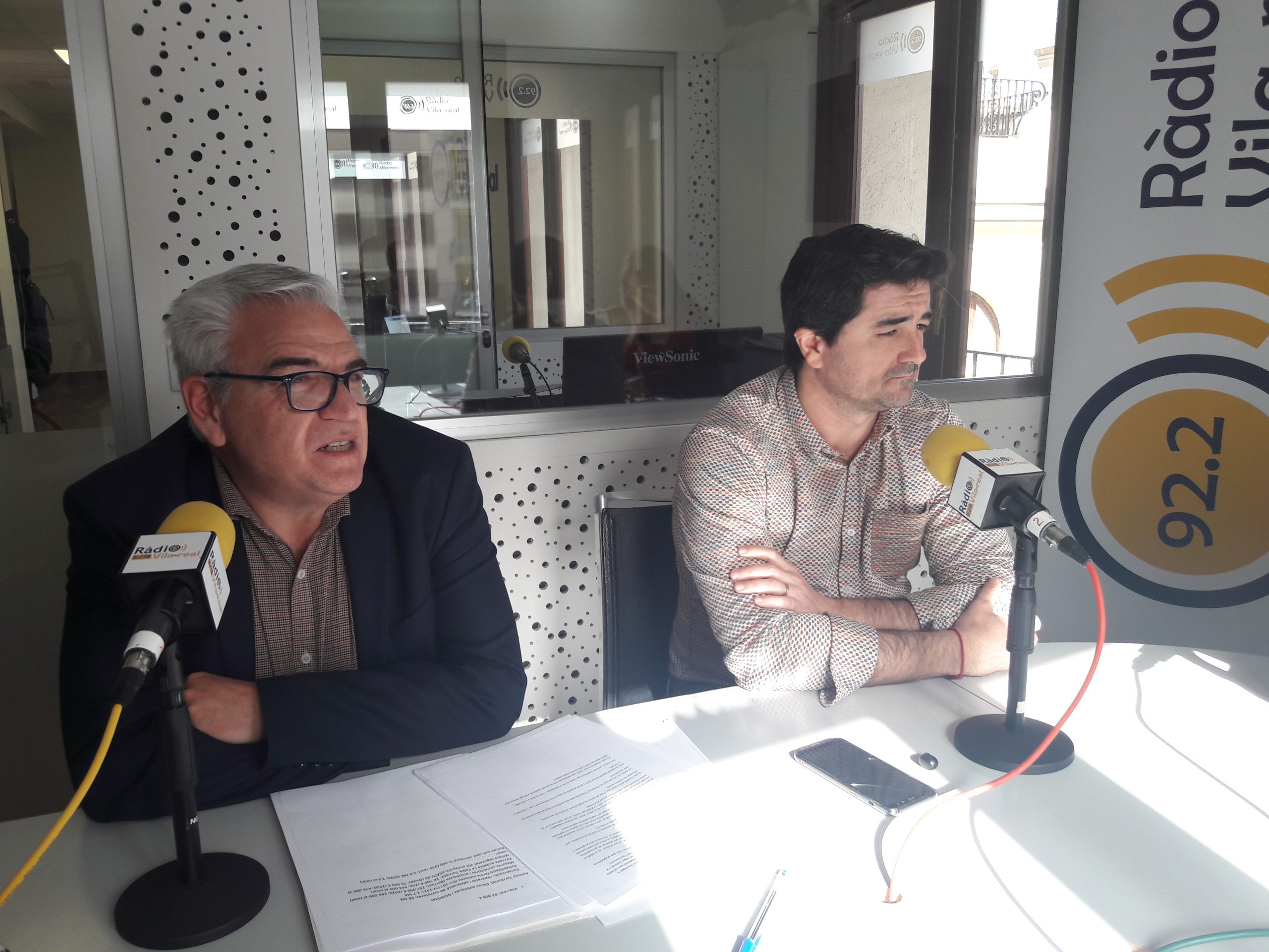 Entrevista al exalcalde de Borriol, Silverio Tena, y al primer edil actual, Héctor Borras