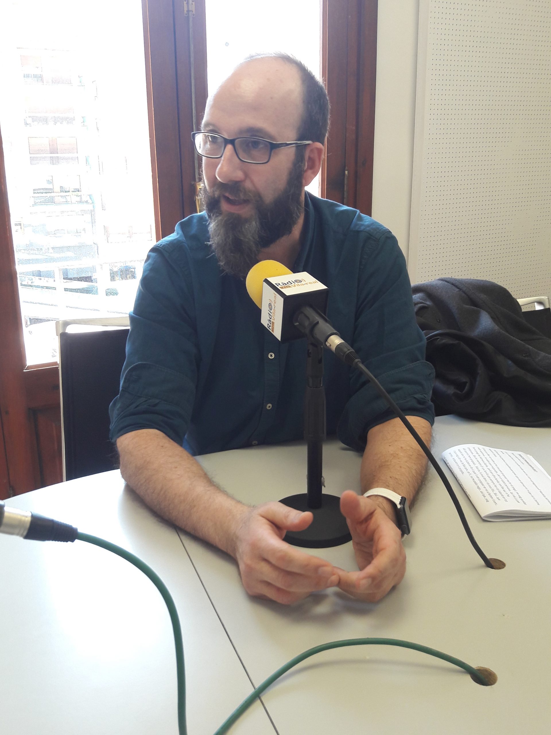 Entrevista al concejal de Compromis en el Ayuntamiento de Vila-real, Santi Cortells