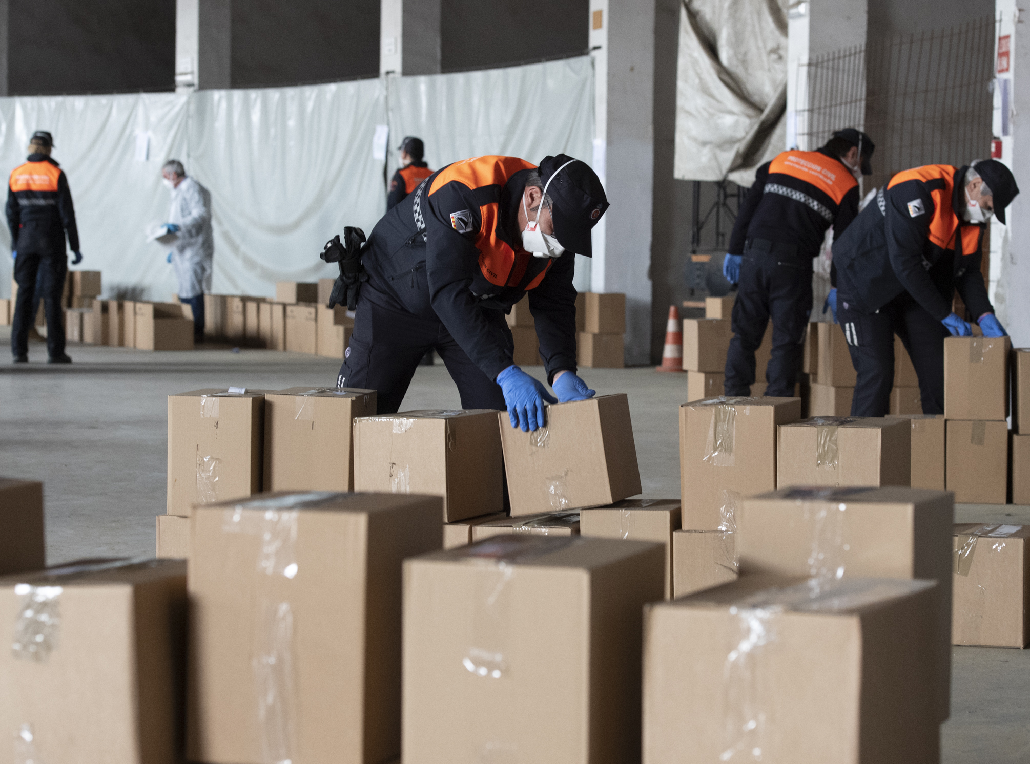 La Diputación de Castellón recupera el Cocherón como centro de recepción y almacenamiento de material de protección contra la Covid-19