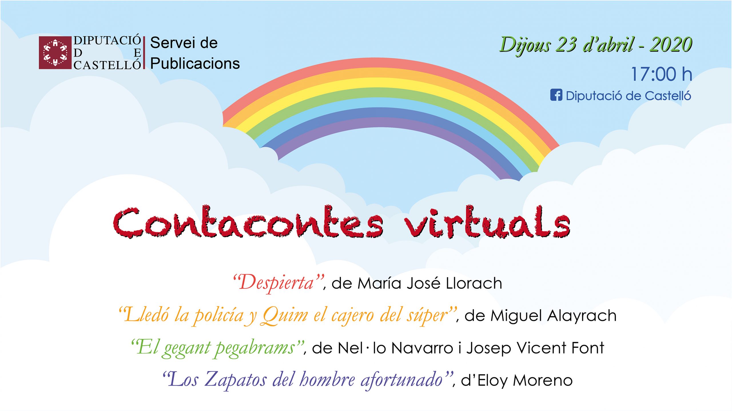 La literatura infantil ‘made in Castellón’, protagonista de la conmemoración del día del libro de la Diputación