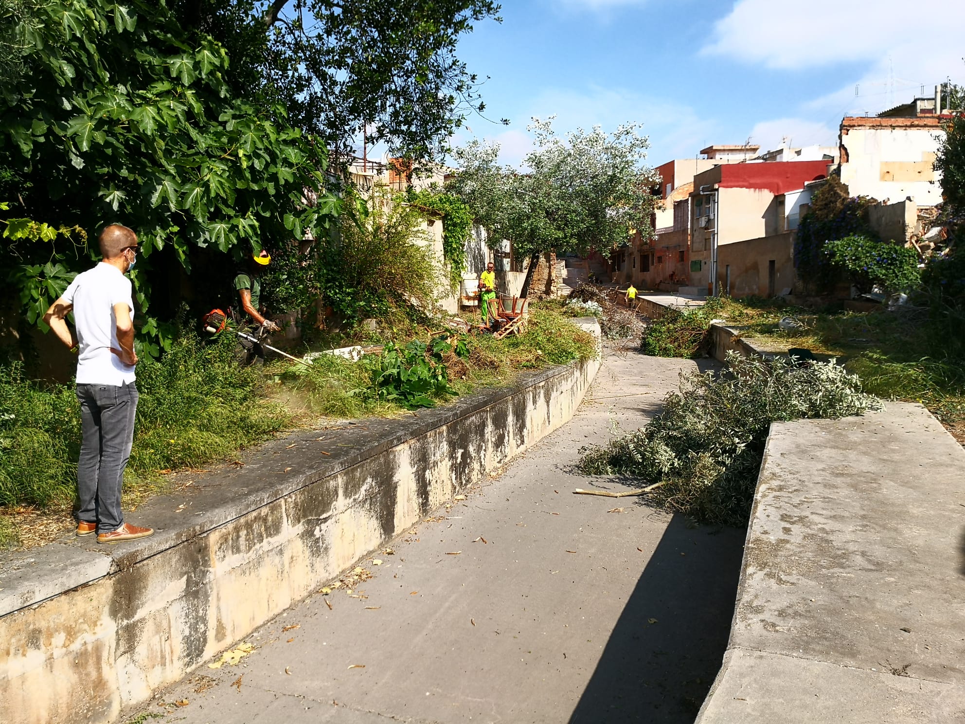 Almassora destina 4.500 euros a la limpieza del barranco de Fátima y Corell