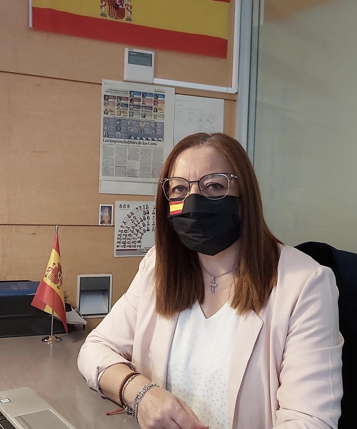 Entrevista a la presidenta provincial de VOX en Castellón, Llanos Massó