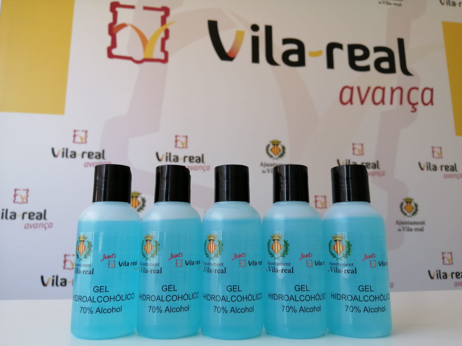 Vila-real distribuirá 10.000 envases individuales de gel hidroalcohólico en espacios públicos