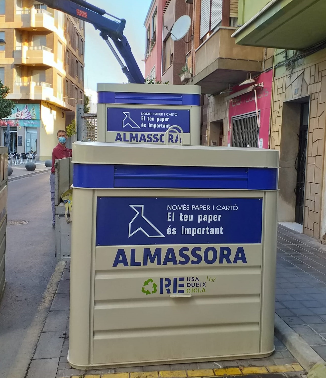 Almassora contará con 15 contenedores nuevos de plástico para reforzar la recogida de este tipo de envases