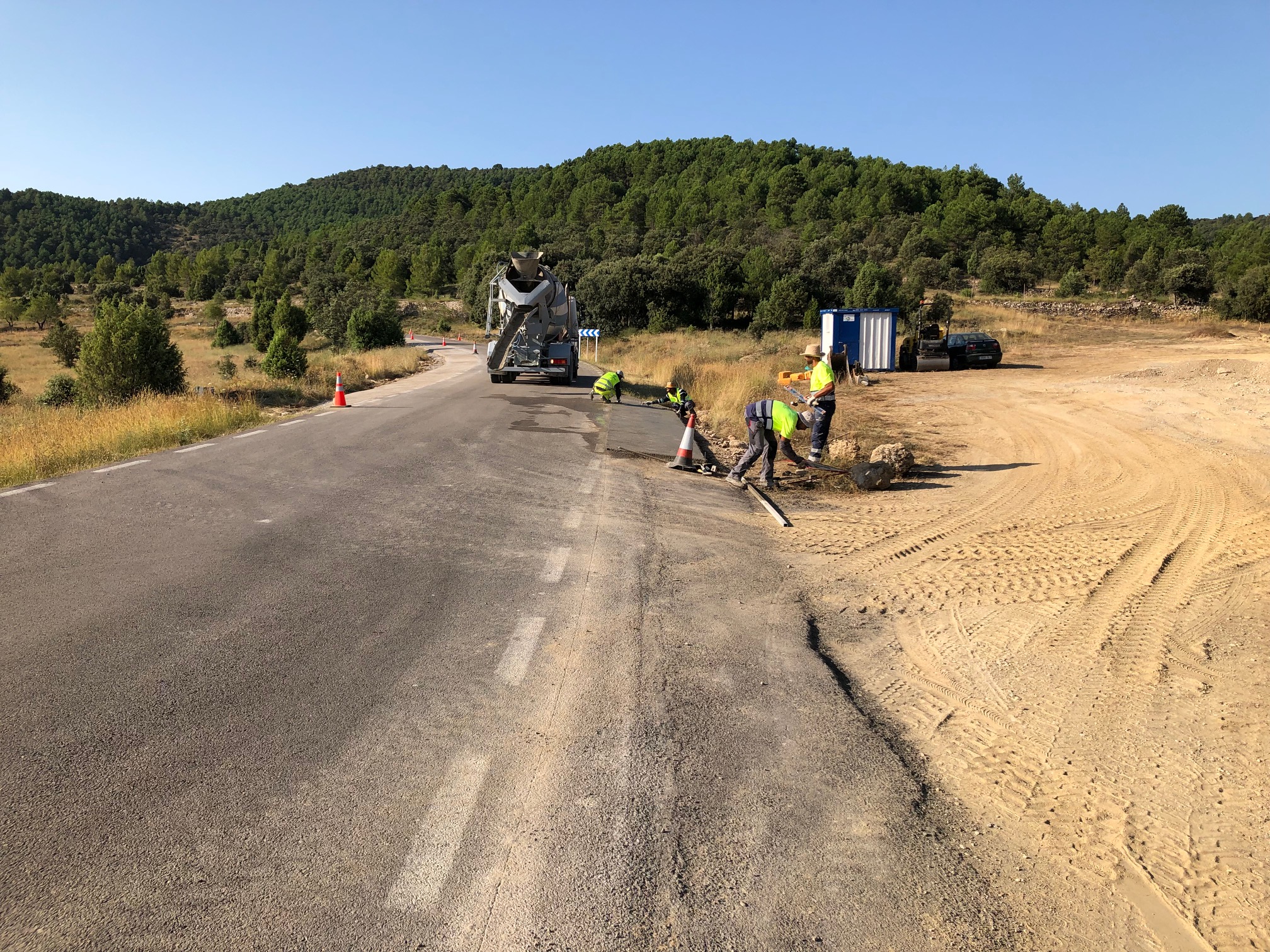 La Diputación de Castellón finaliza las obras de seguridad vial del Camí de la Canà en Els Ports