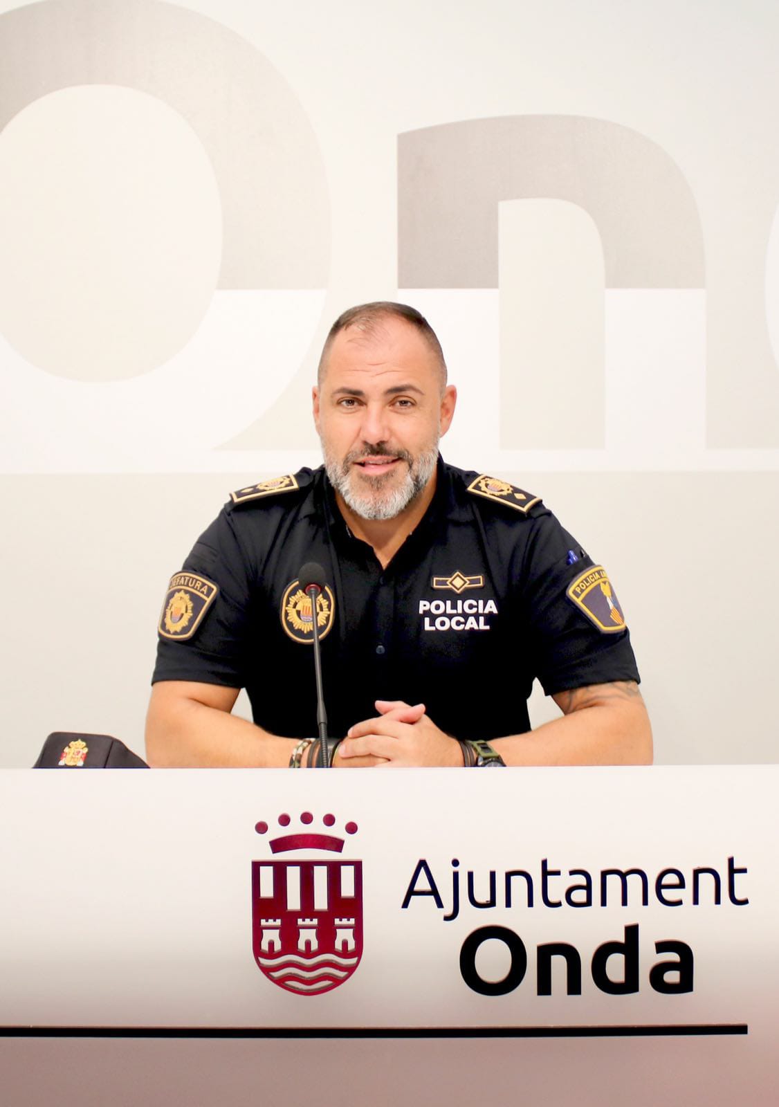 Entrevista al comisario jefe de la Policía Local de Onda, Miguel Ángel Izquierdo