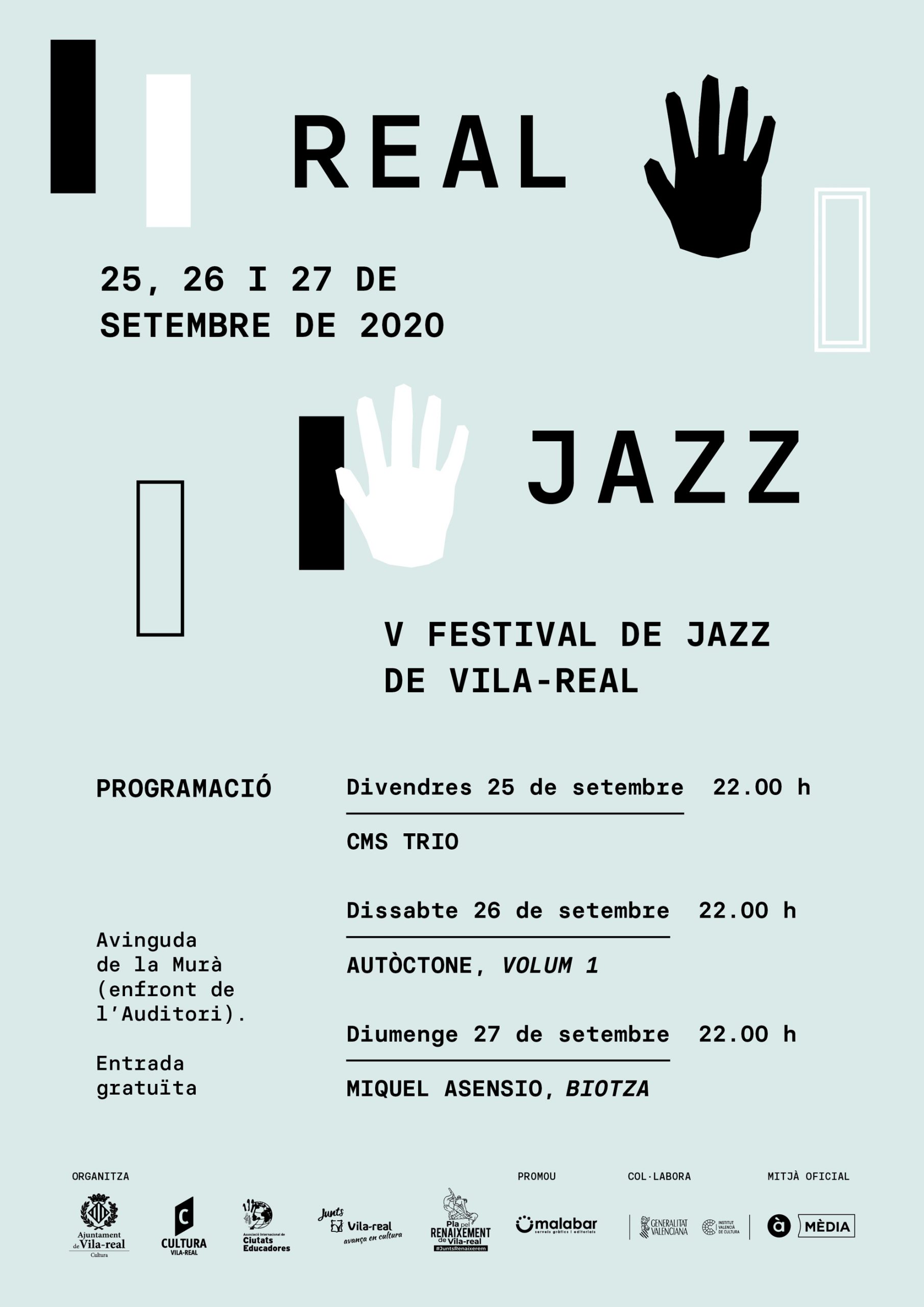 El festival Real Jazz torna adaptat a la nova normalitat amb tres concerts en l’avinguda de la Murà