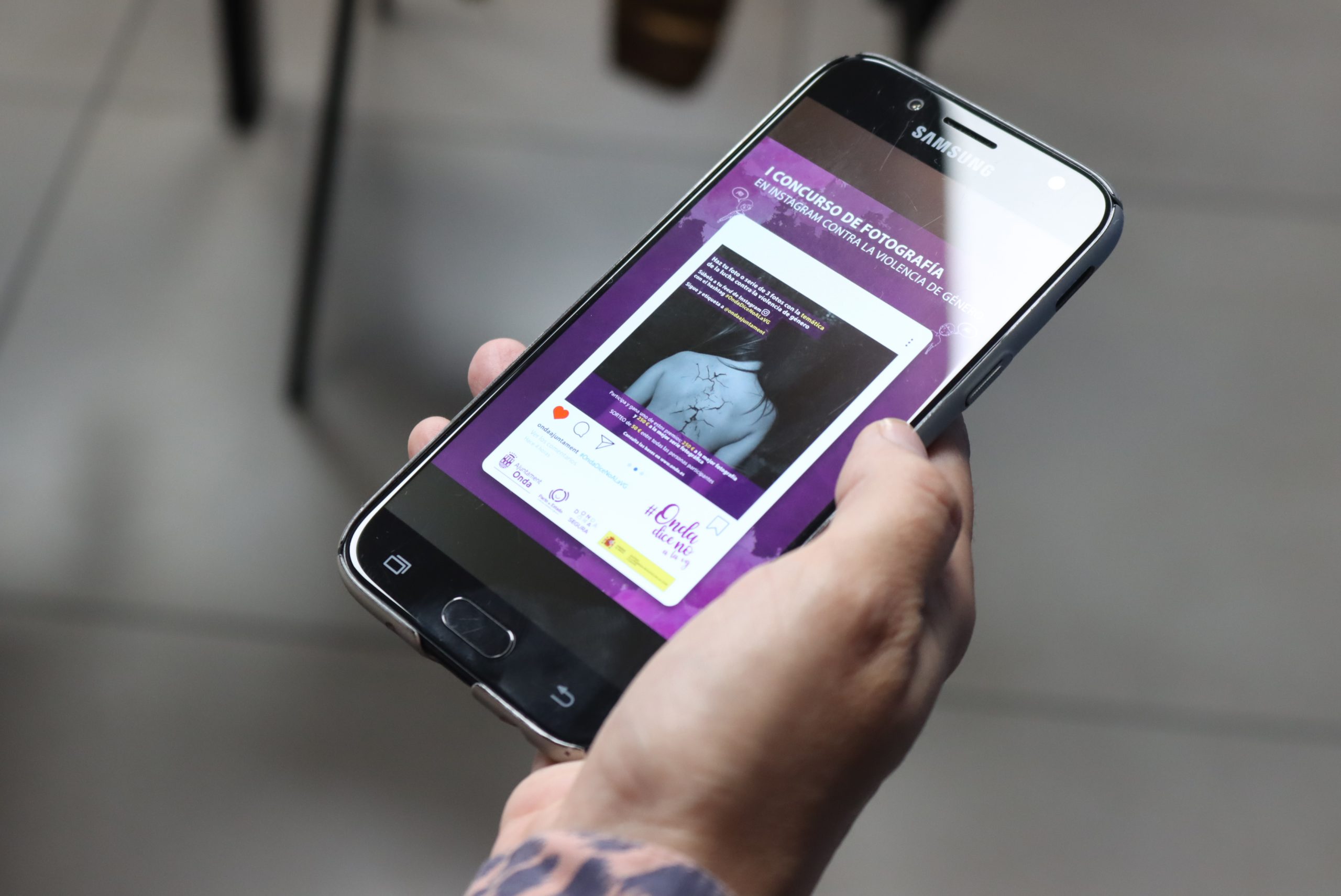 Onda dice no a la violencia de género con un original concurso de fotografía en Instagram