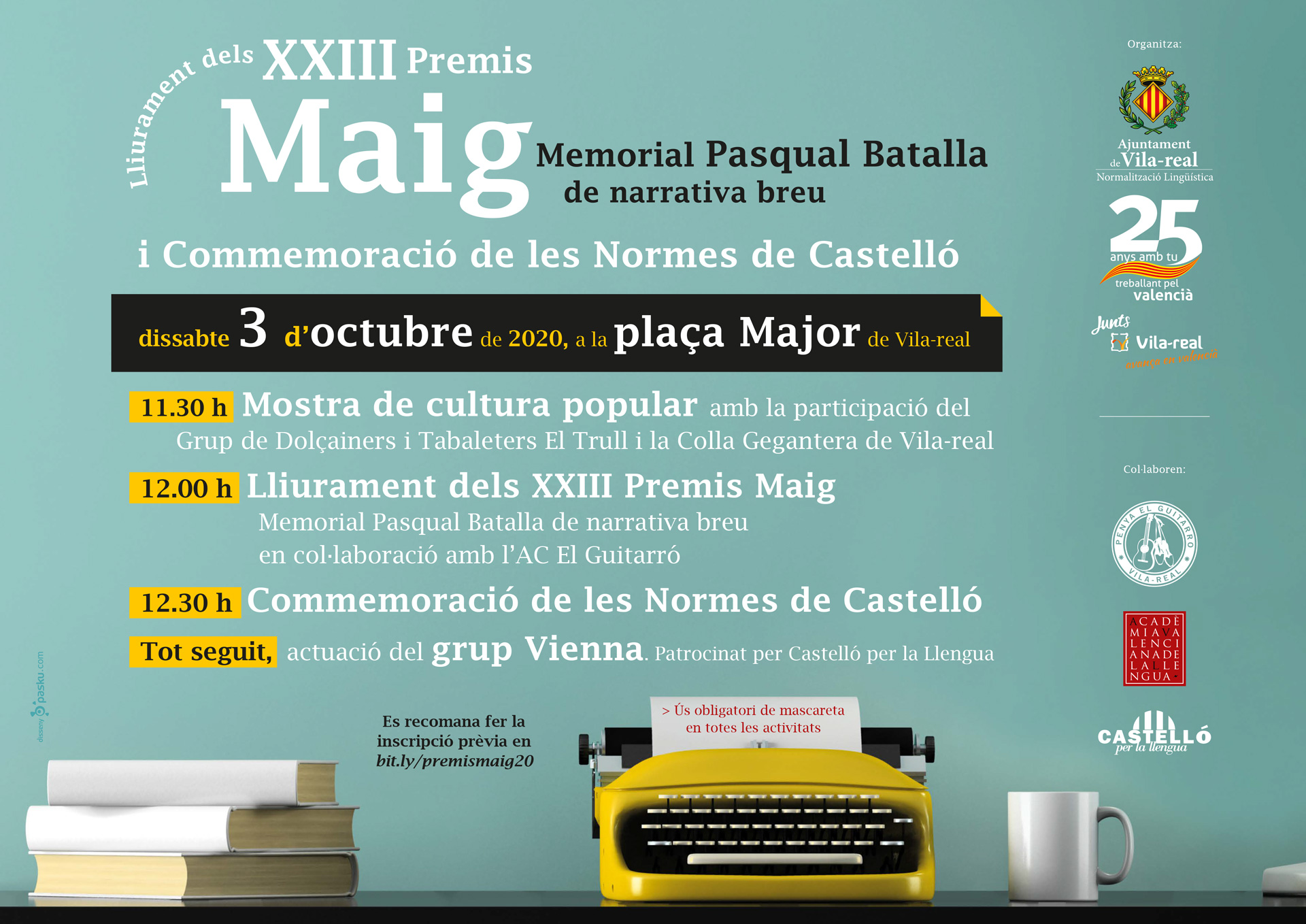 Normalización Lingüística celebra el 9 d’Octubre con una programación especial en defensa del valenciano