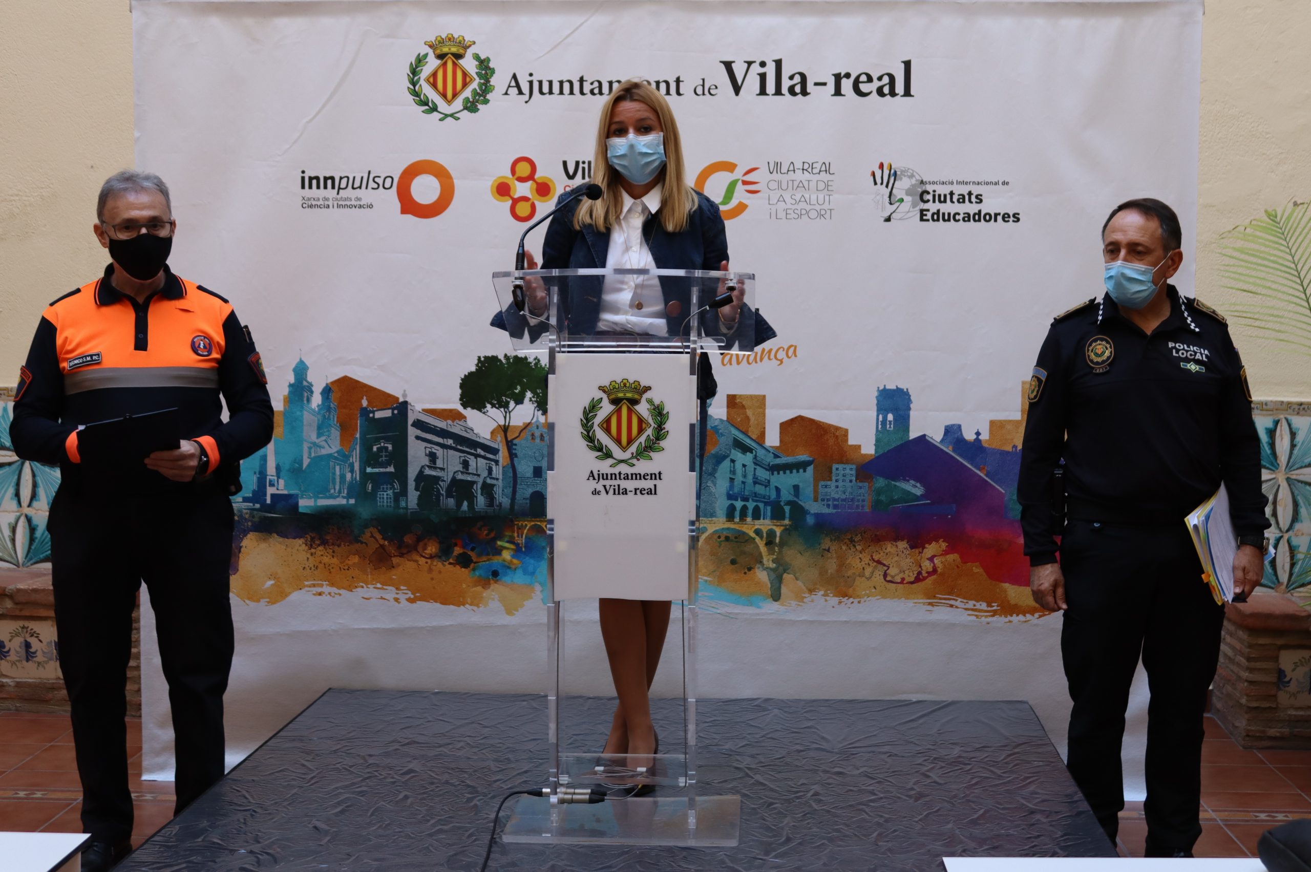 Vila-real encara la segunda ola de la pandemia con cerca de 800 denuncias desde marzo y 6.000 horas de trabajo de Protección Civil