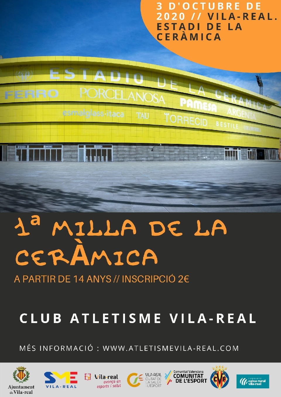 Vila-real recupera el pulso de las competiciones deportivas este fin de semana con la 1ª Milla de la Cerámica y The Weekend