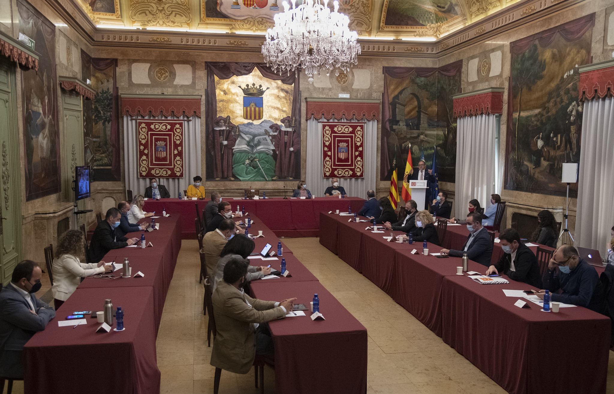 La Diputación de Castellón transfiere 35,6 millones a los ayuntamientos, un 54% más que en 2019