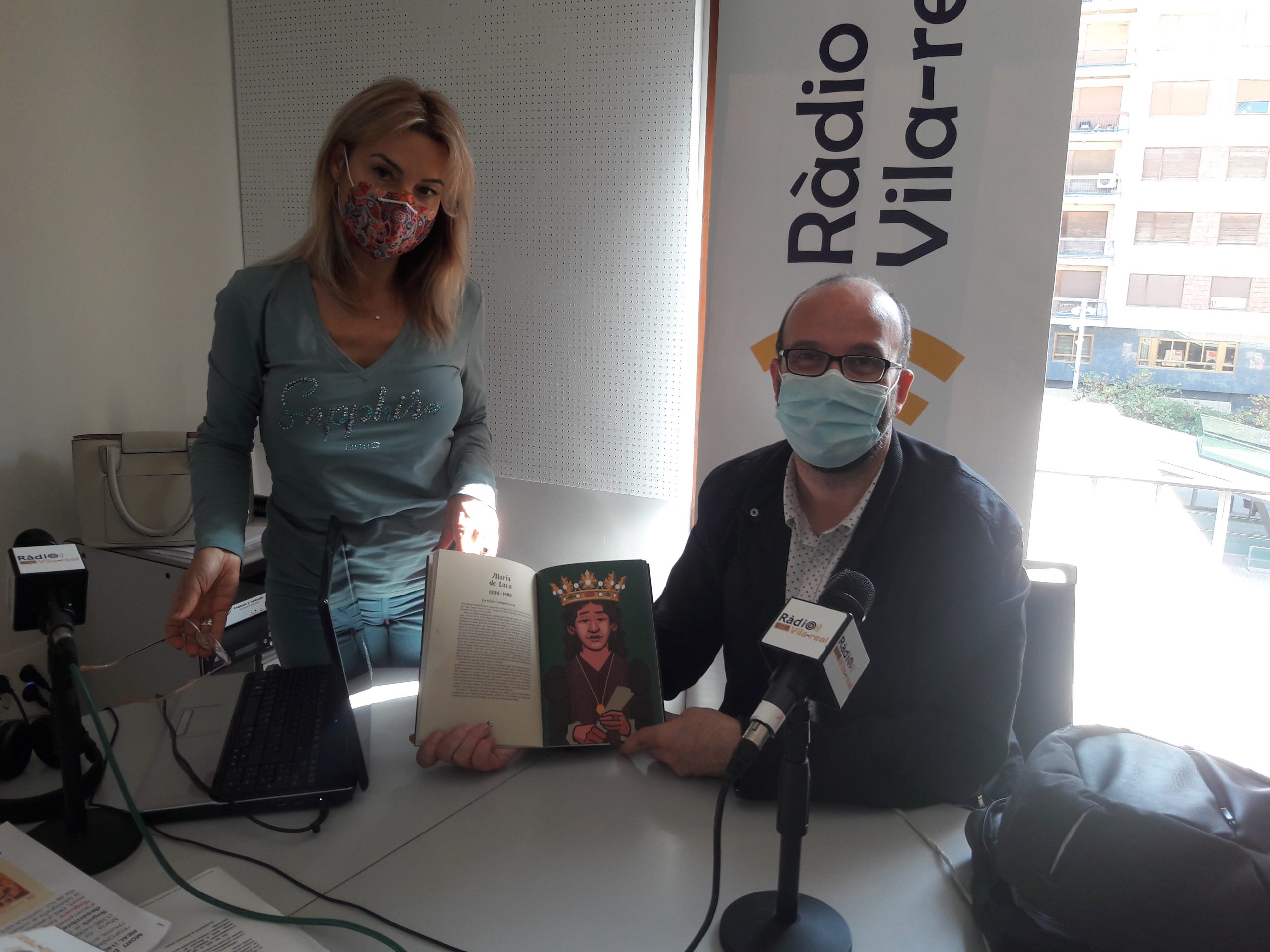 Entrevista a Santi Cortells que nos habla de la Reina María de Luna que murió en Vila-real