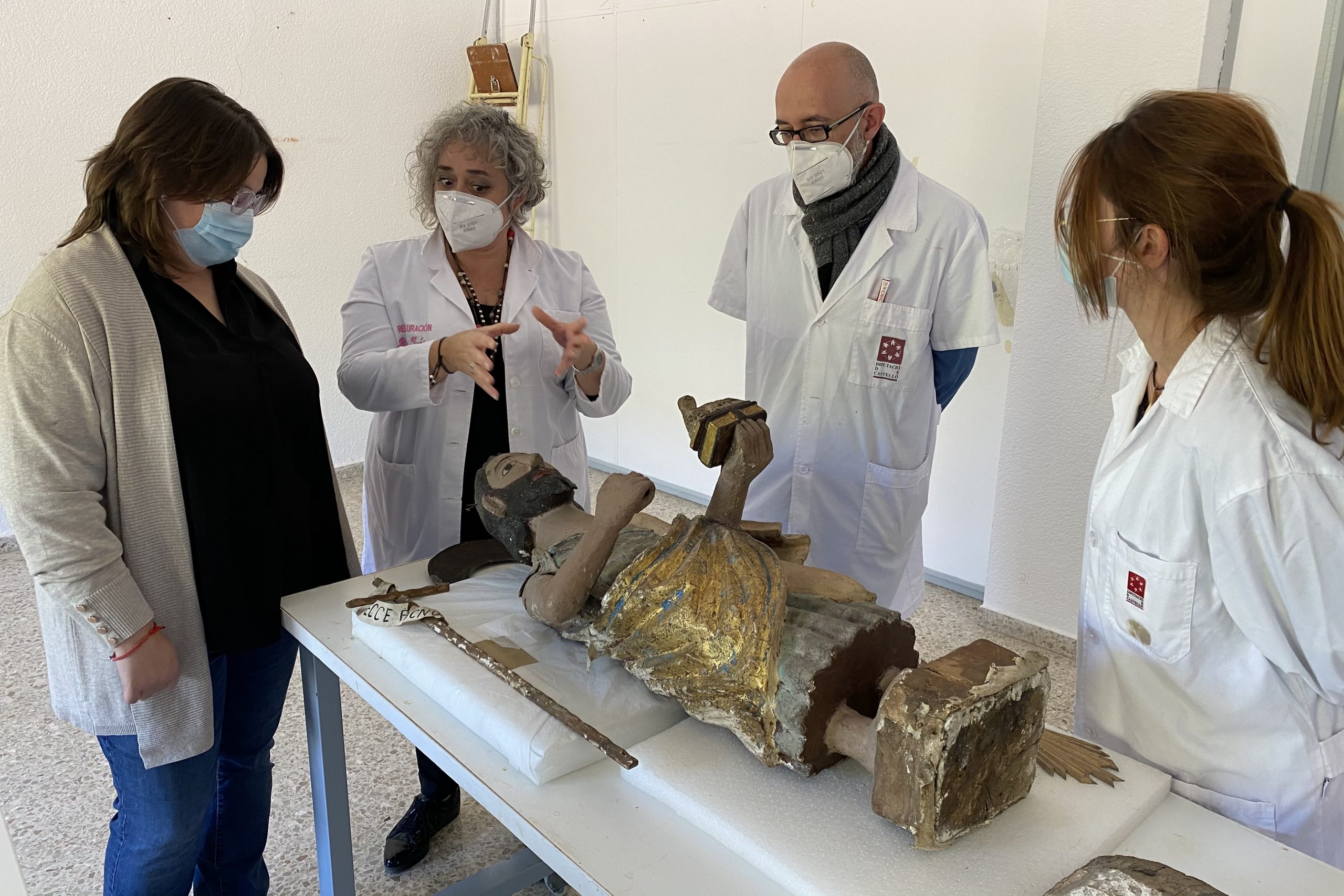 La Diputación reafirma su apuesta por la recuperación del santuario del Penyagolosa y restaurará la talla románica de Sant Joan