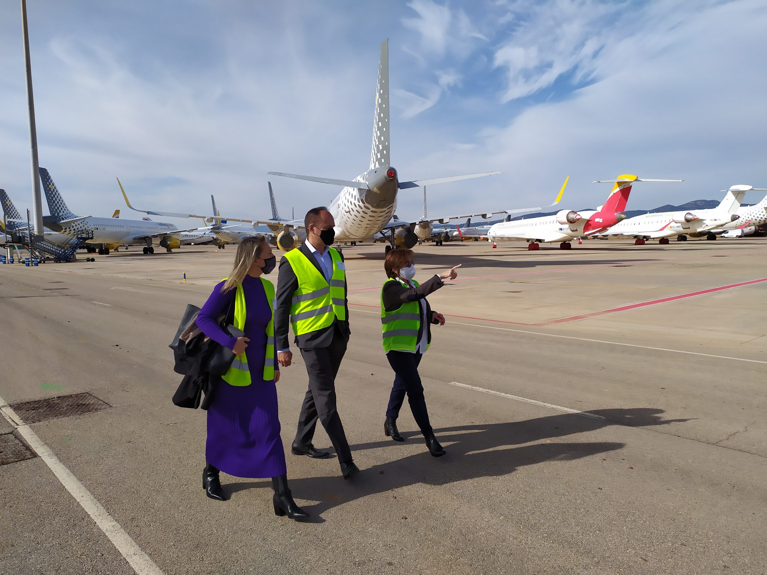 El aeropuerto de Castellón y Avaesen acuerdan colaborar en la implantación de medidas de reducción de la huella de carbono