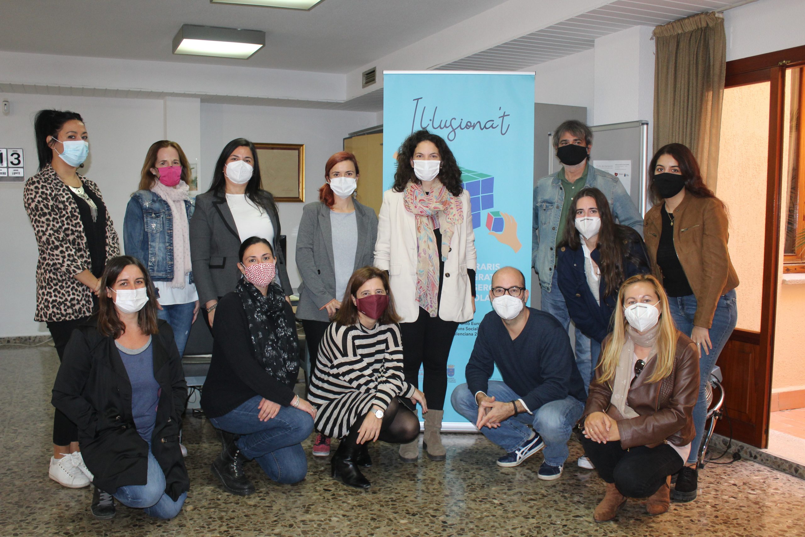 Un equipo con 10 profesionales emprenden el programa “Il·lusiona’t” de itinerarios laborales en Burriana