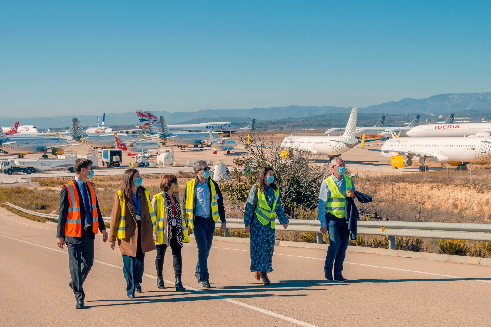 Arcadi España destaca que el impulso a nuevos proyectos permite avanzar en la diversificación del aeropuerto de Castellón