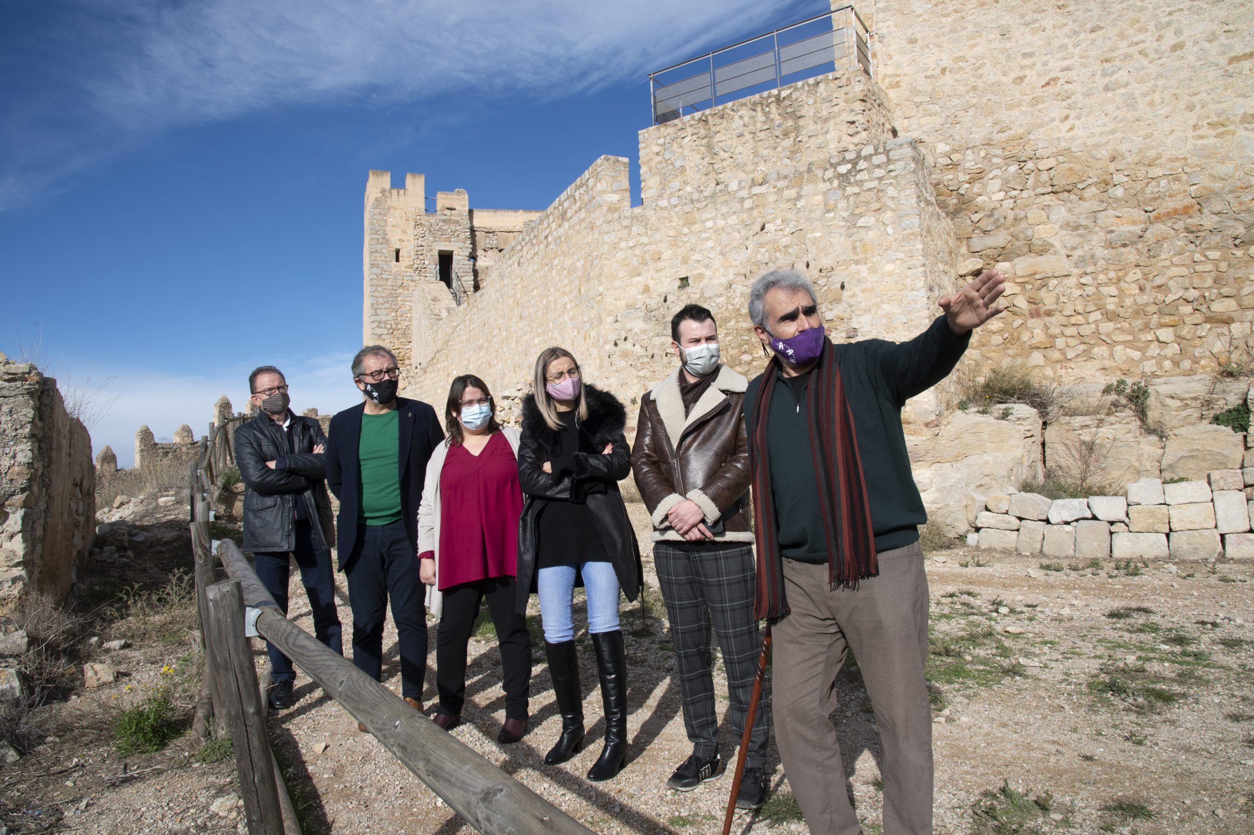 José Martí apunta a los fondos europeos para impulsar el castillo de Alcalà de Xivert como reclamo turístico