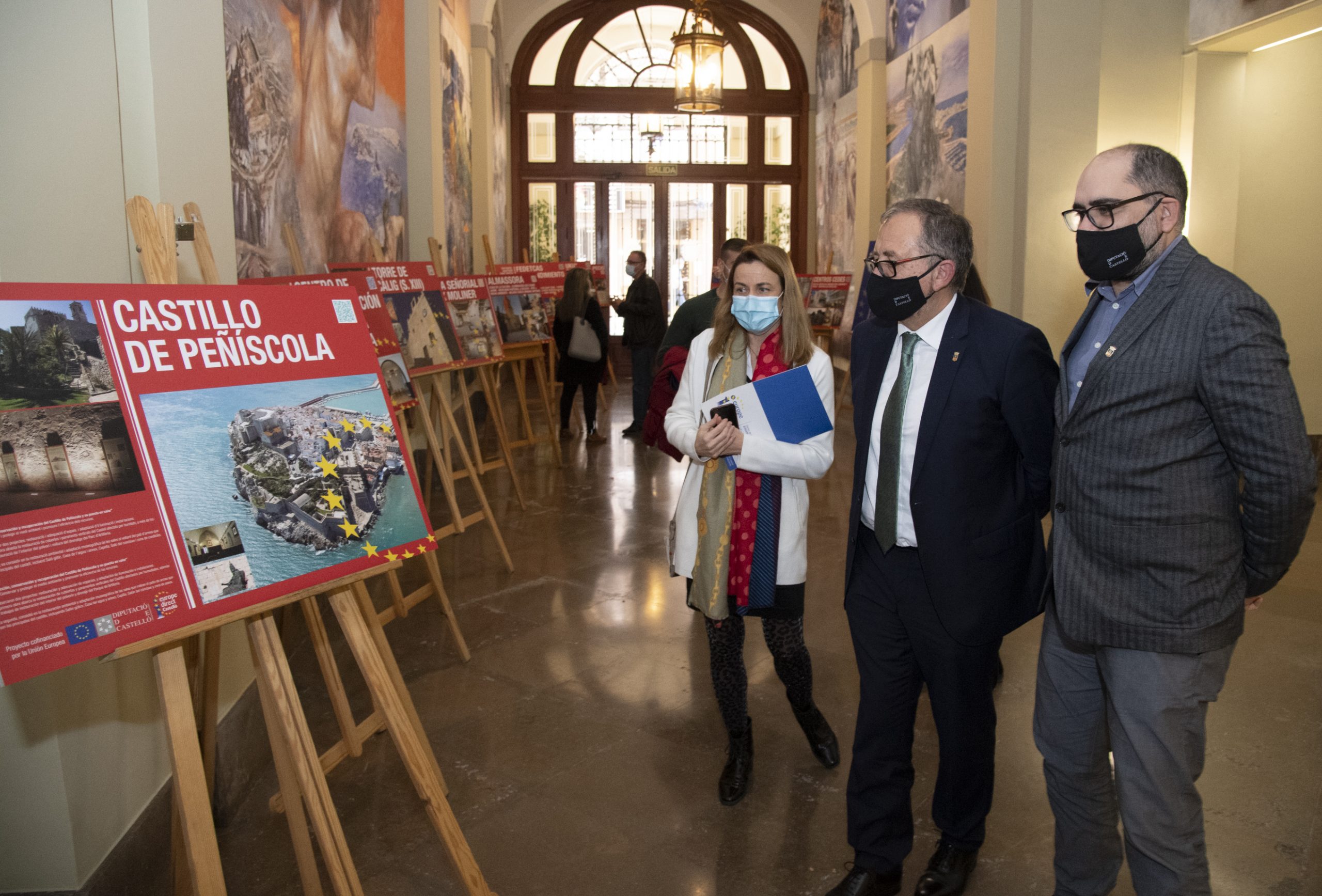 La Diputación de Castellón inaugura una exposición sobre el impacto de los fondos europeos en la provincia