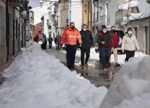 La Diputación de Castellón estudia una línea de subvenciones para los municipios afectados por las intensas nevadas