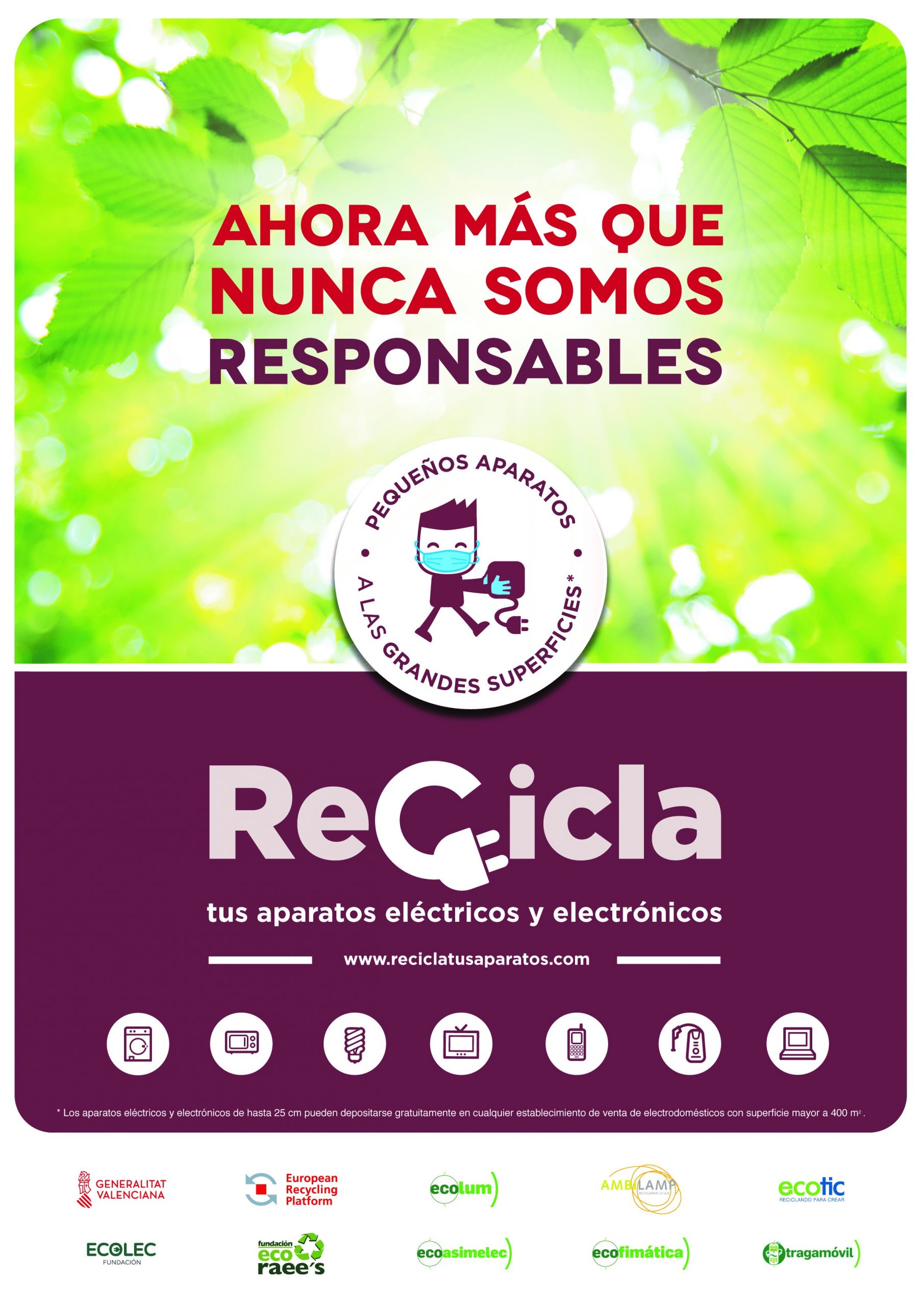 La campaña “Recicla tus aparatos” lleva a Vila-real un punto limpio móvil para reciclar RAEE´s