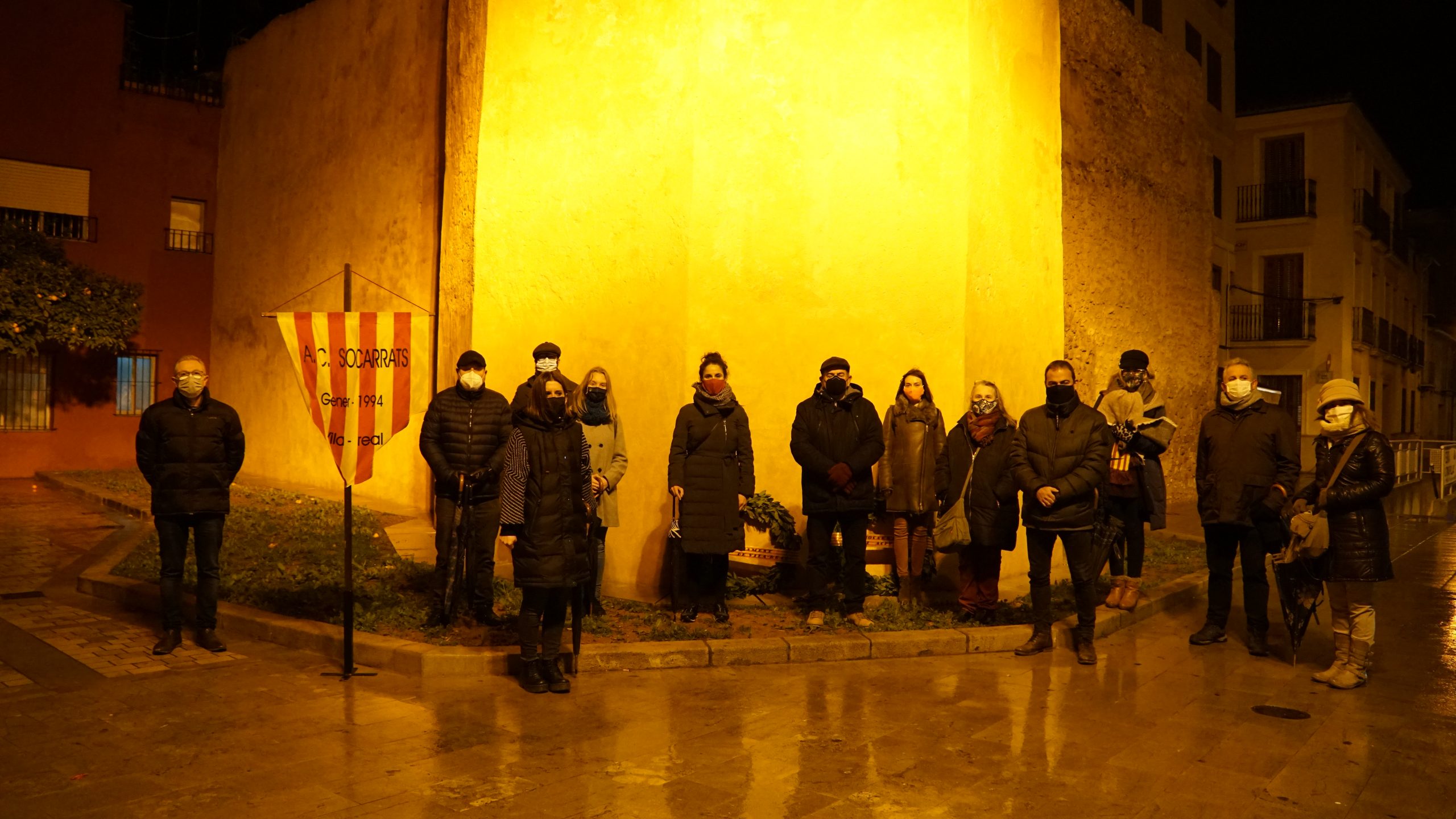 La marxa cívica de Vila-real es reivindica malgrat les adversitats