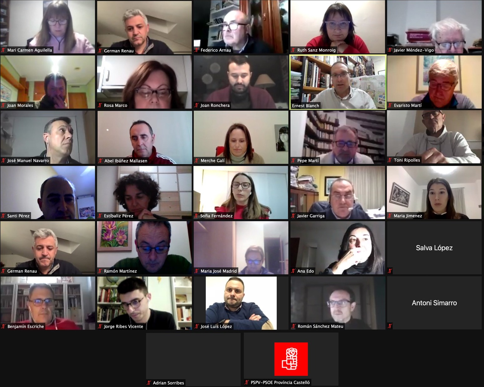 Blanch (PSPV-PSOE) defiende ante la ejecutiva la necesidad de que los ayuntamientos gestionen los fondos europeos de manera directa