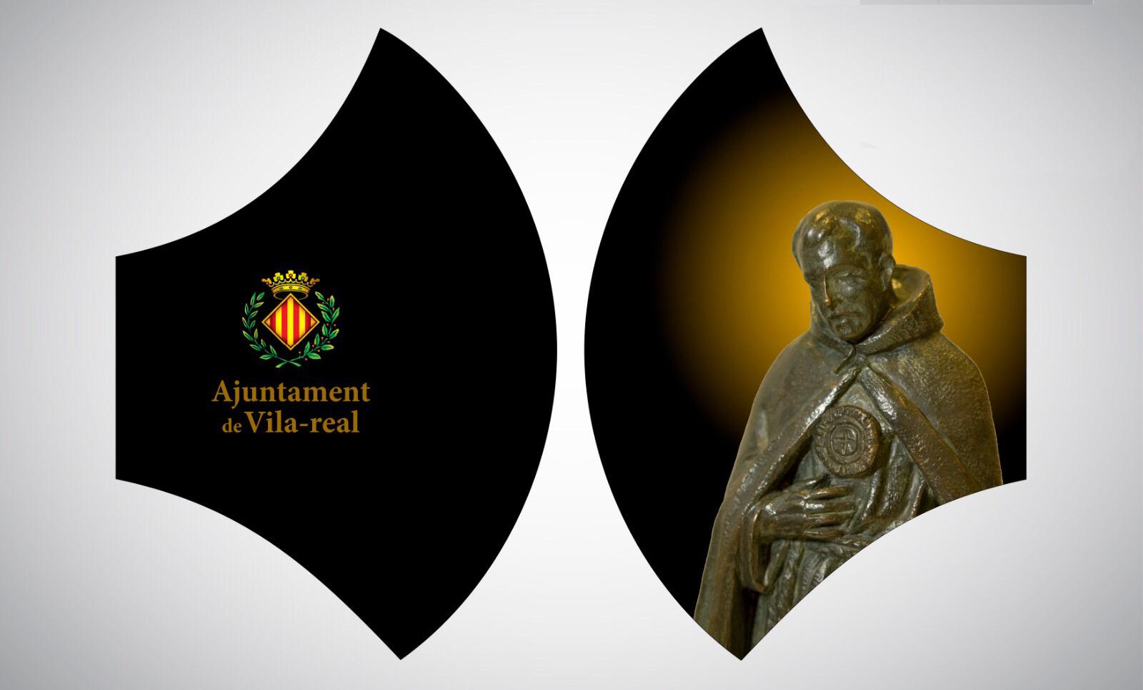 Turismo edita mascarillas con la imagen de los patrones y otros motivos representativos de Vila-real para promocionar la ciudad