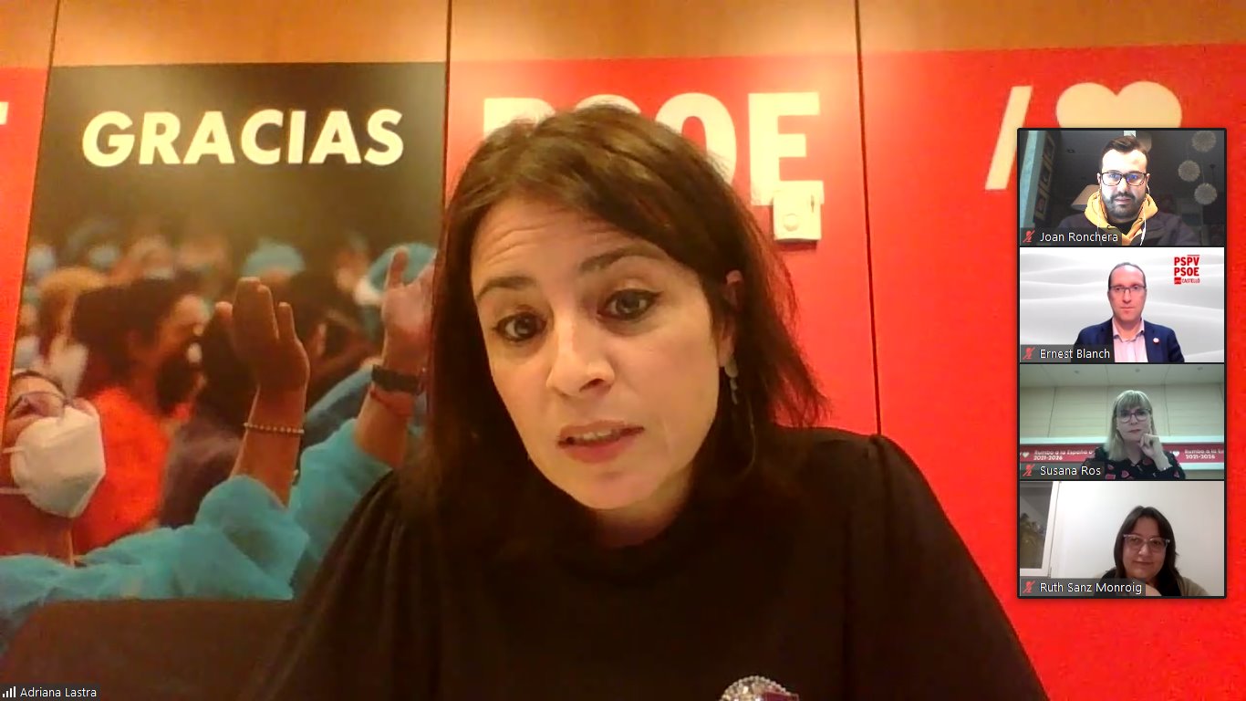 Lastra (PSOE): “Las mujeres tenemos derecho a tener vidas autónomas e independientes”