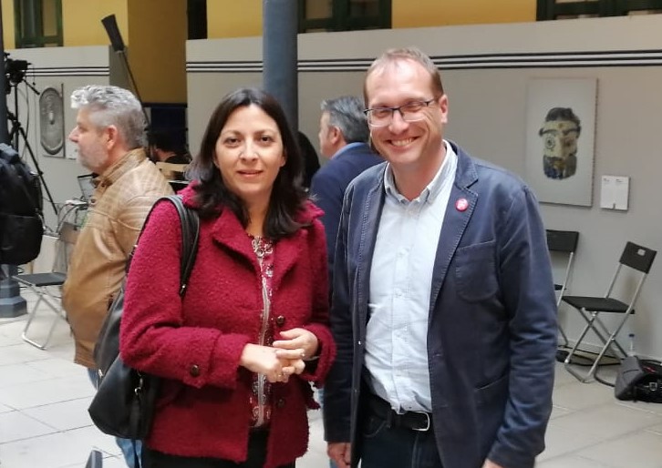 Blanch (PSPV-PSOE) felicita la secretaria de Comunicación, Eva Redondo, por su nombramiento como delegada de Presidencia de la Generalitat en Castelló