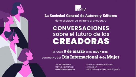 La SGAE reivindica el futuro de la mujer en la cultura con un debate, un estudio sobre el sector y un homenaje a María Lejárraga