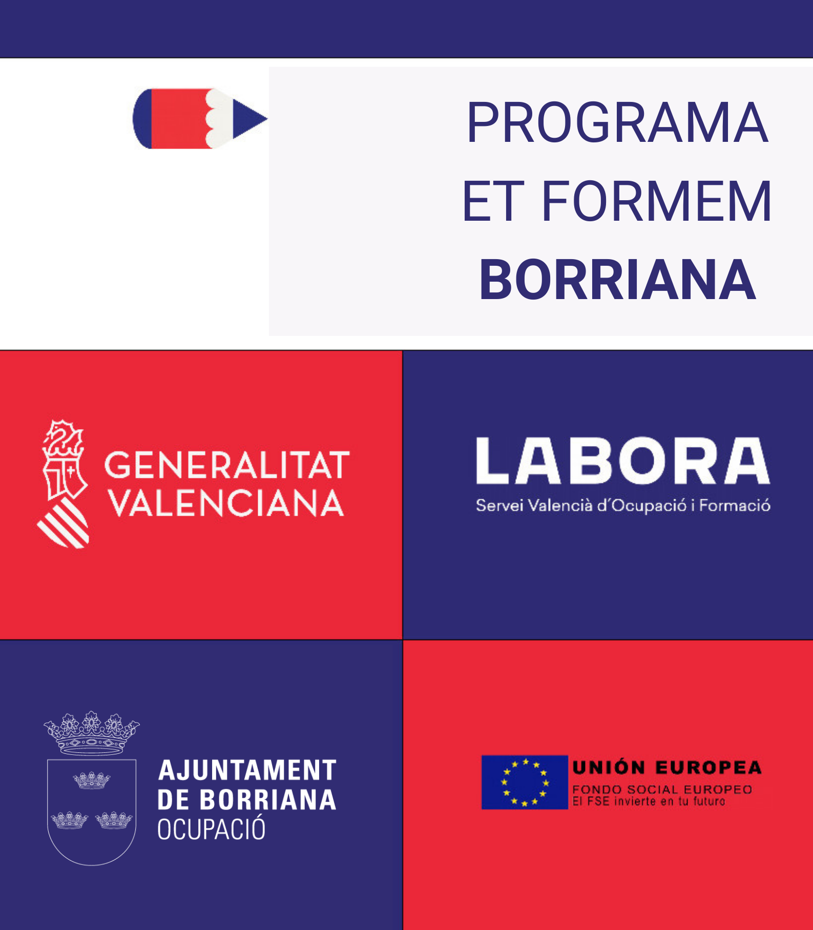 Burriana pone en marcha el programa mixto de empleo y formación ‘Et Formem’ para colectivos vulnerables