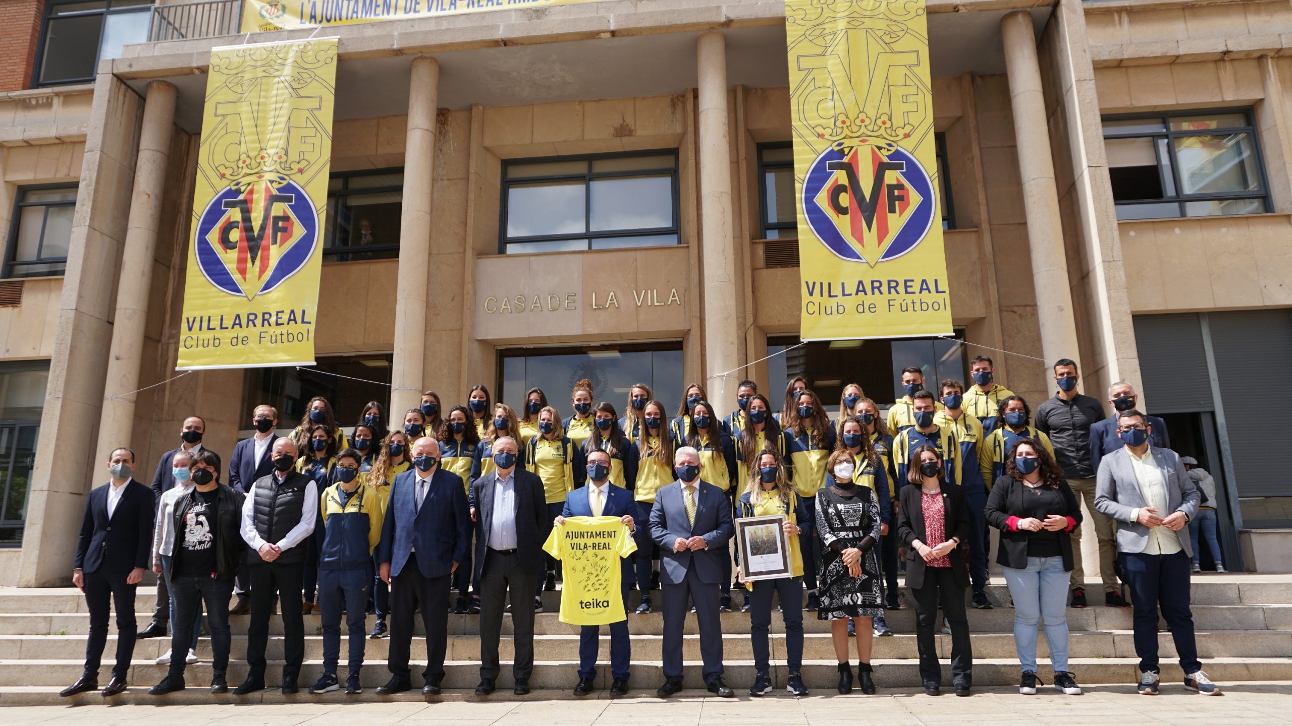 Vila-real felicita el Femení del Villarreal pel seu ascens a la primera divisió