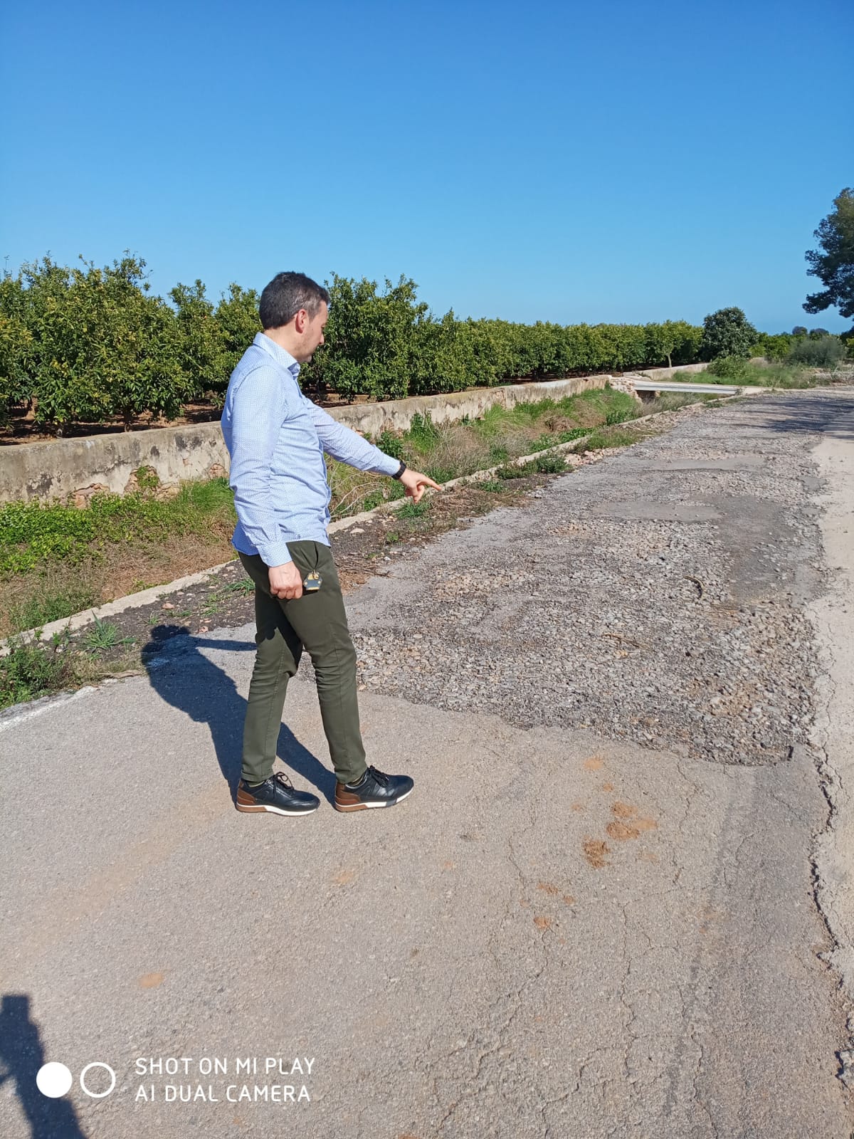 El PP de Nules reivindica inversión en los caminos rurales para garantizar futuro a la citricultura