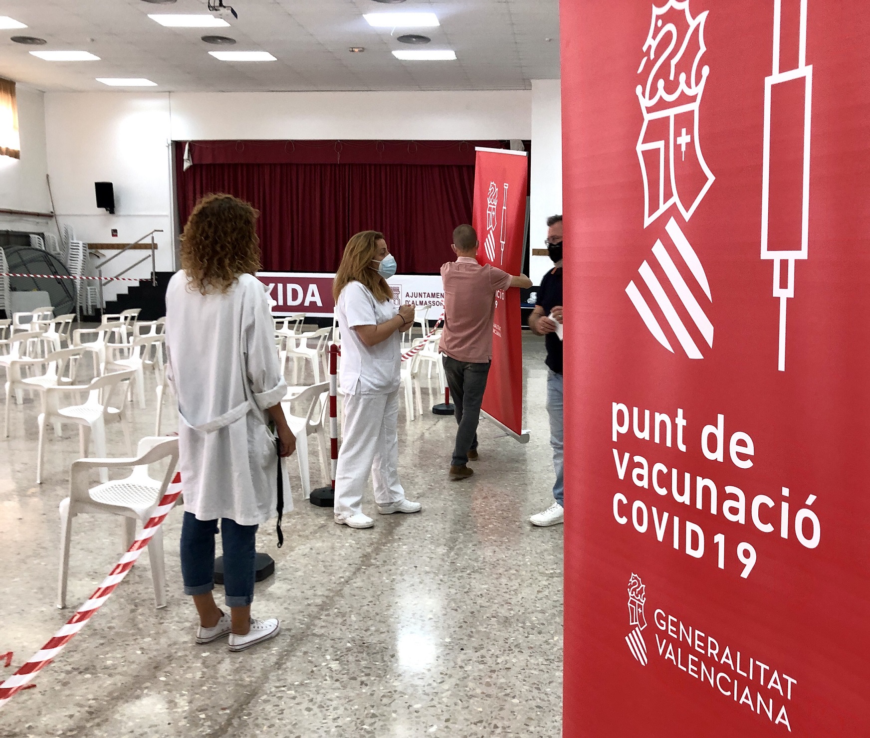 Sanidad impulsa esta semana la vacunación frente a la COVID con la instalación de puntos de vacunación sin cita previa en toda la Comunitat Valenciana