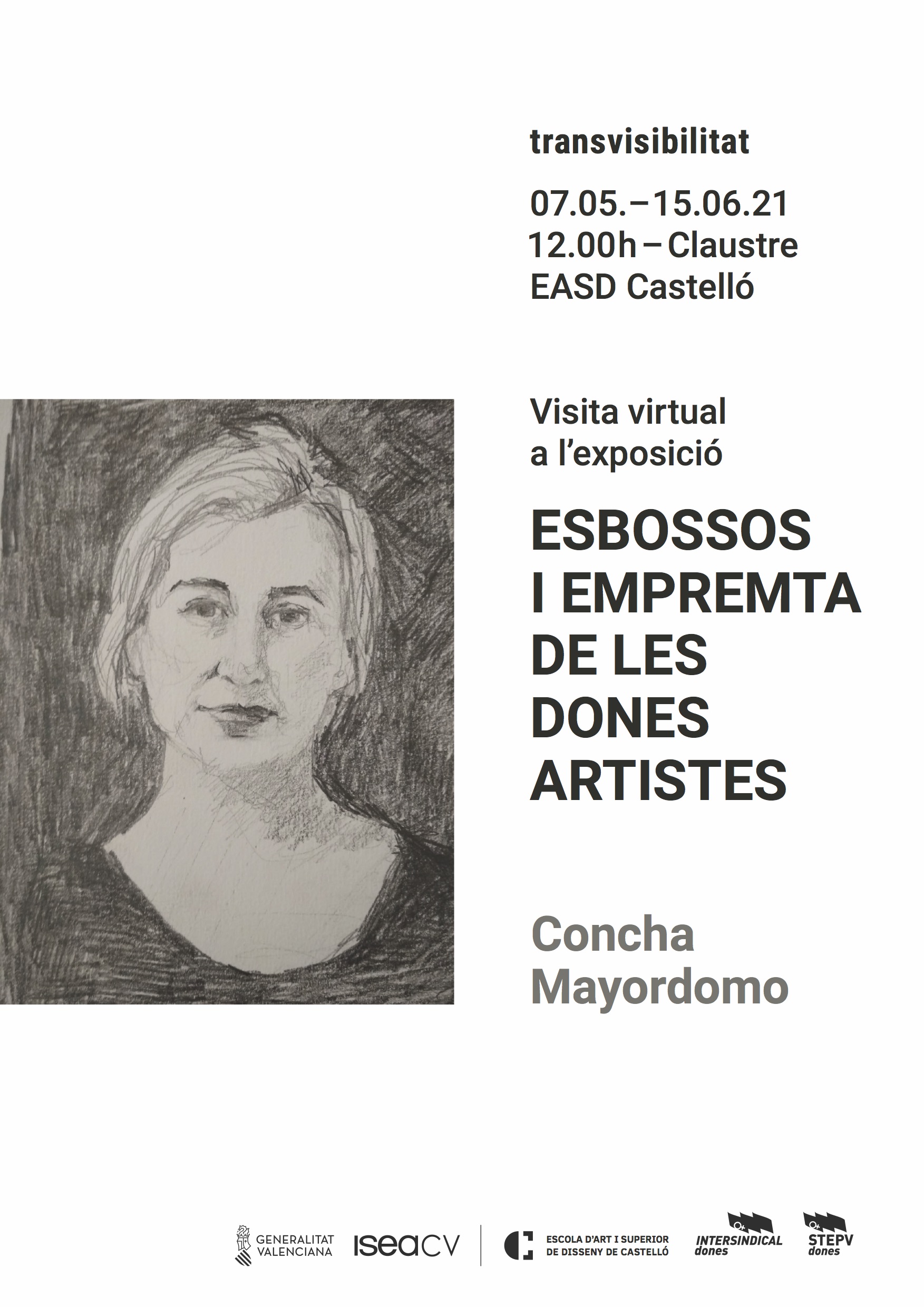 La artista Concha Mayordomo nos presenta a sus mujeres artistas en el claustro de l’Escola d’Art i Superior de Disseny de Castelló