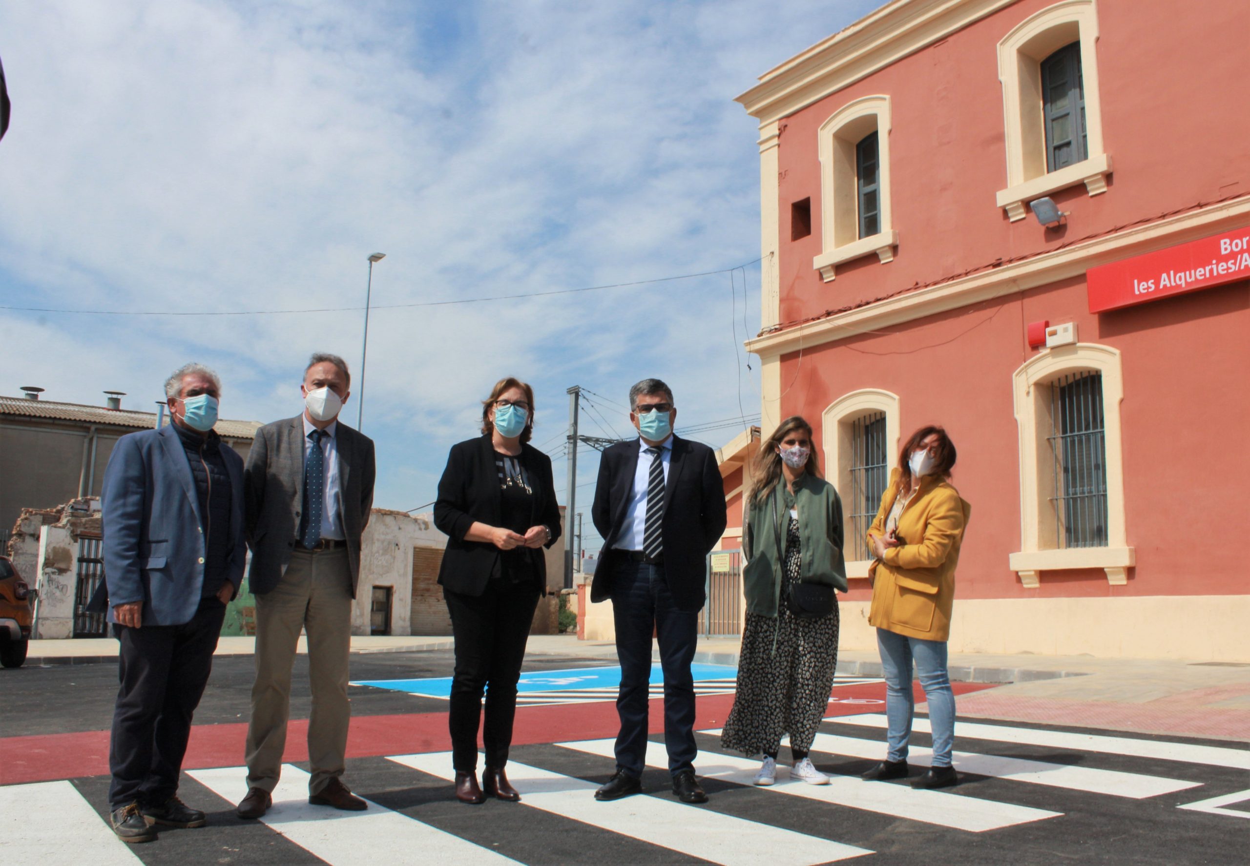 Finalizan las obras de ampliación y adecuación del aparcamiento de la estación Burriana-Alqueries