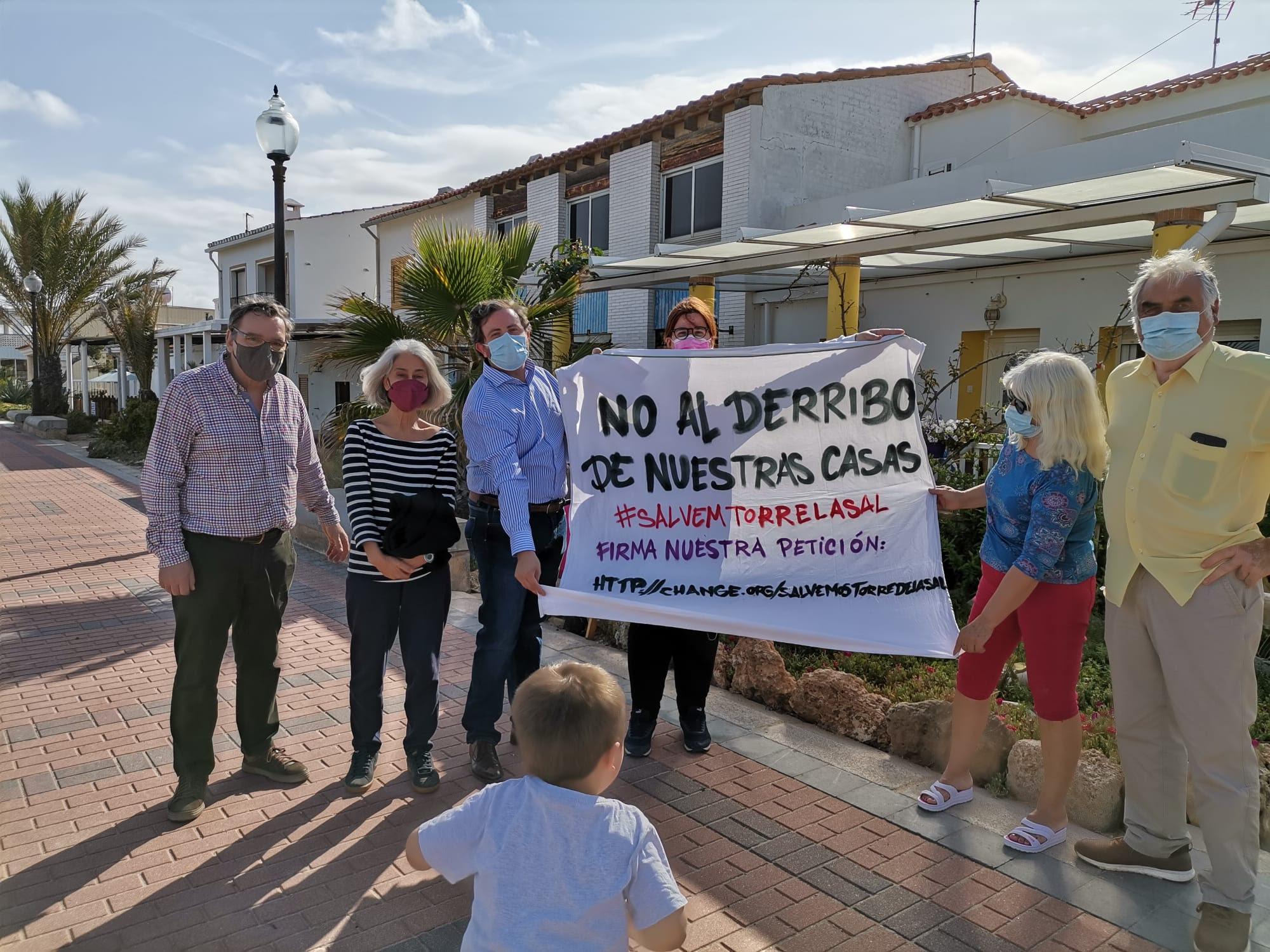 Cs exige la paralización del derrumbe del poblado marítimo de Torre la Sal y propone medidas de apoyo y protección