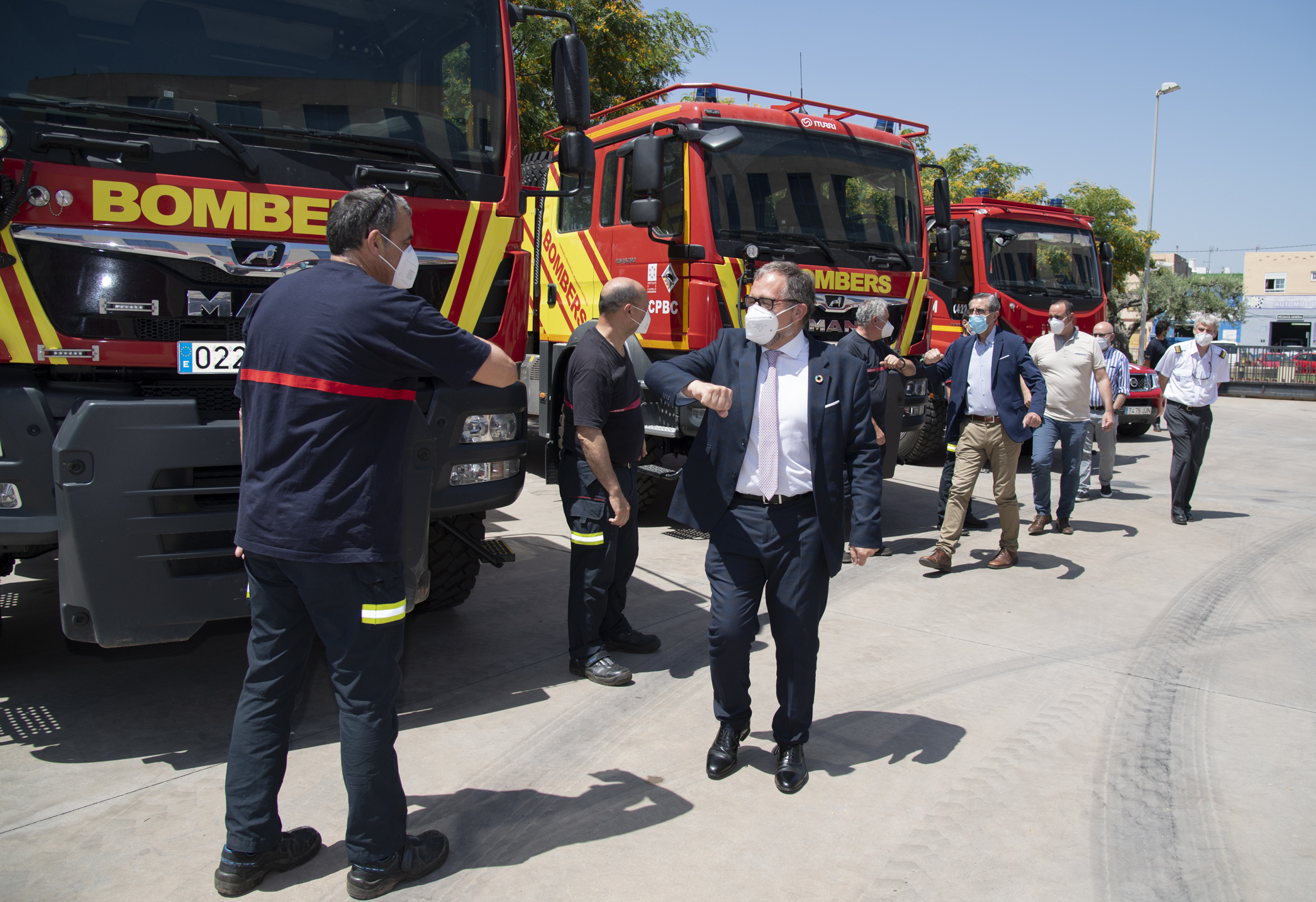 El Consorcio de Bomberos de la Diputación de Castellón activa un dispositivo contra incendios de 750 efectivos, 200 vehículos y 5 medios aéreos