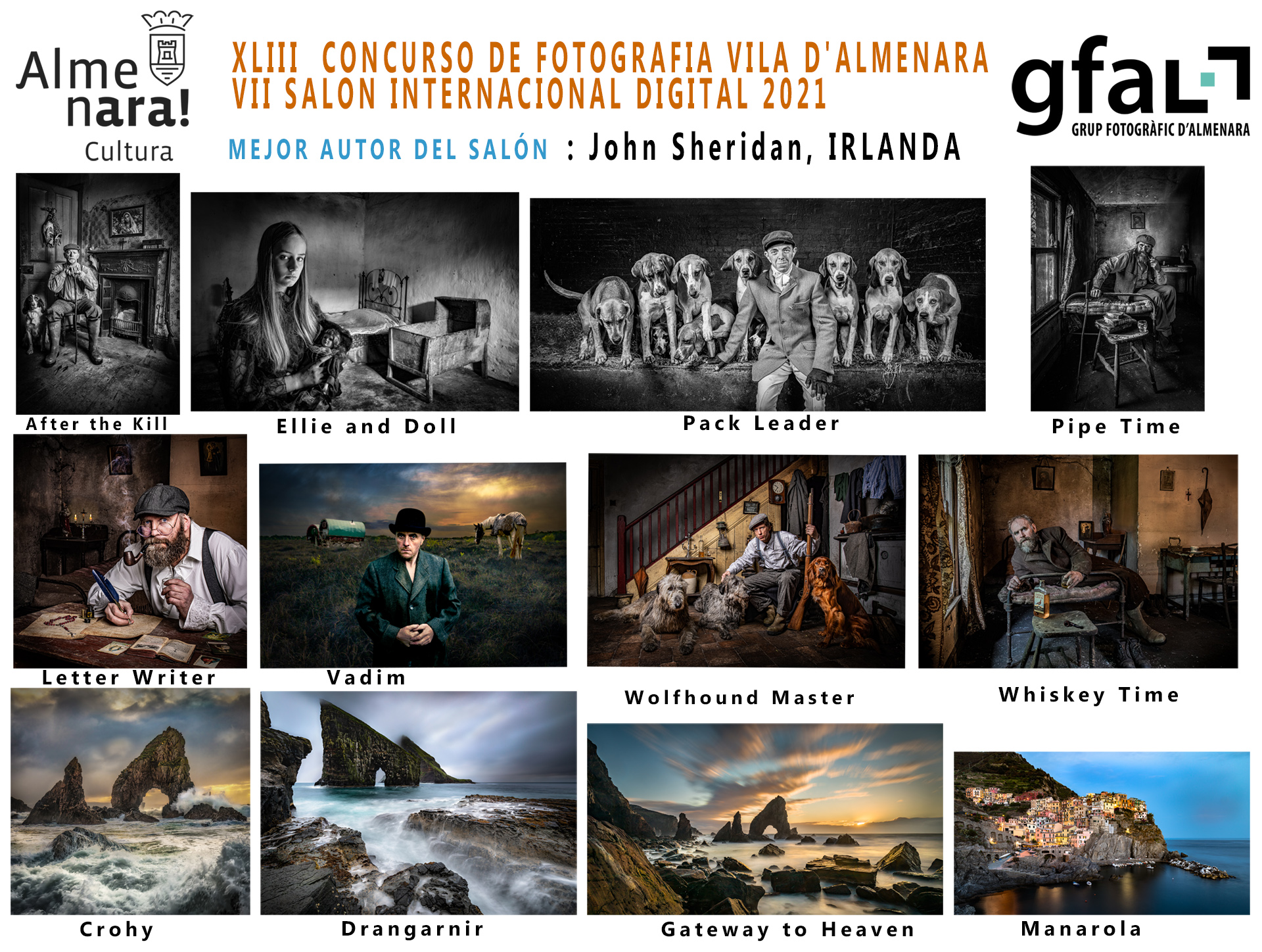 El irlandés John Sheridan, mejor autor del XLII Concurso de Fotografía Vila de Almenara