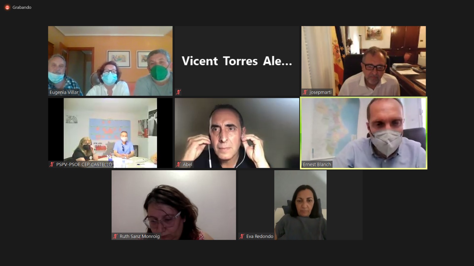 Blanch (PSPV-PSOE) se reúne con el grupo municipal de Alcudia de Veo para hacer llegar sus demandas a las instituciones