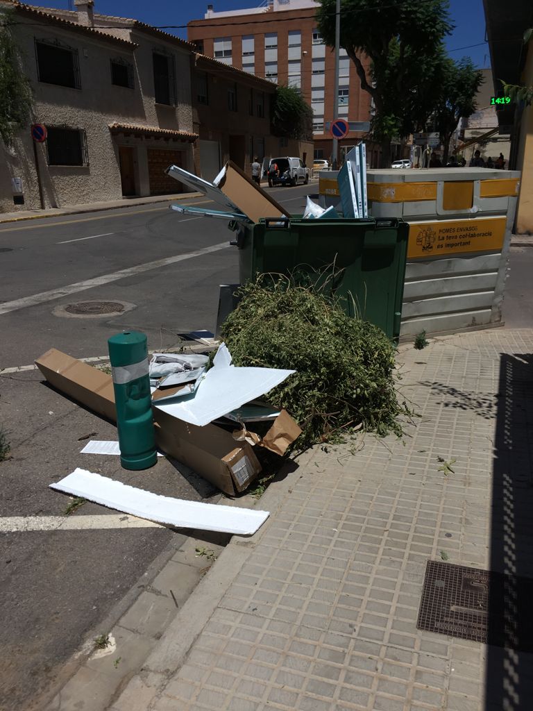 El PP de Almassora reclama «más trabajo y menos propaganda» para garantizar la limpieza de la ciudad