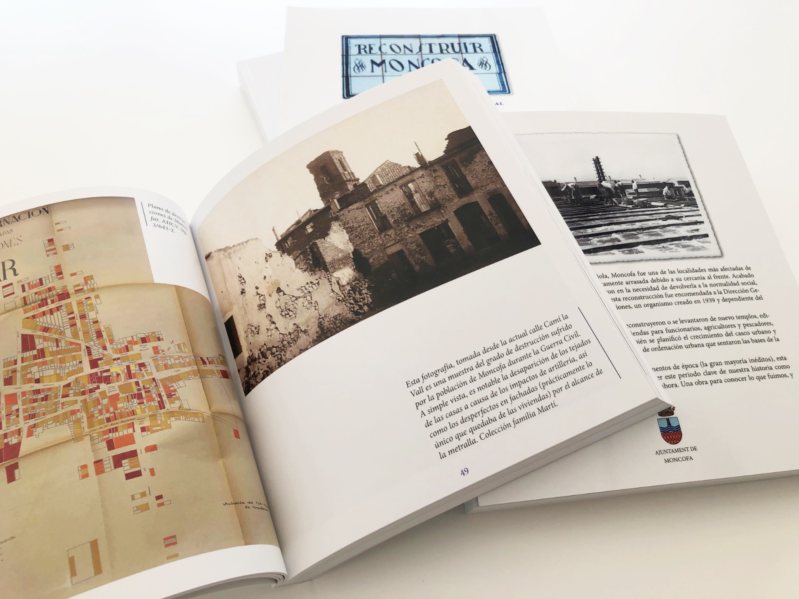 El Ayuntamiento de Moncofa pone el valor el patrimonio del pueblo con el libro “Reconstruir Moncofa”