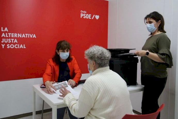 El PSPV-PSOE de Onda se ofrece a trasladar las propuestas de la ciudadanía a los presupuestos de 2022