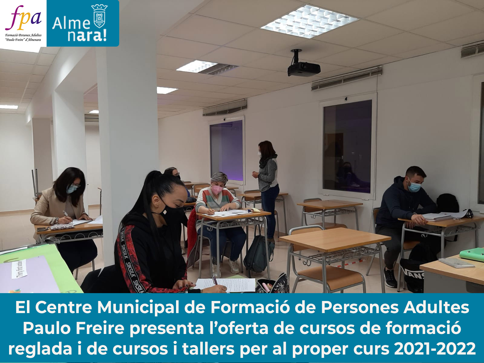 El Centre de Formació de Persones Adultes Paulo Freire de Almenara abre la matrícula para el próximo curso