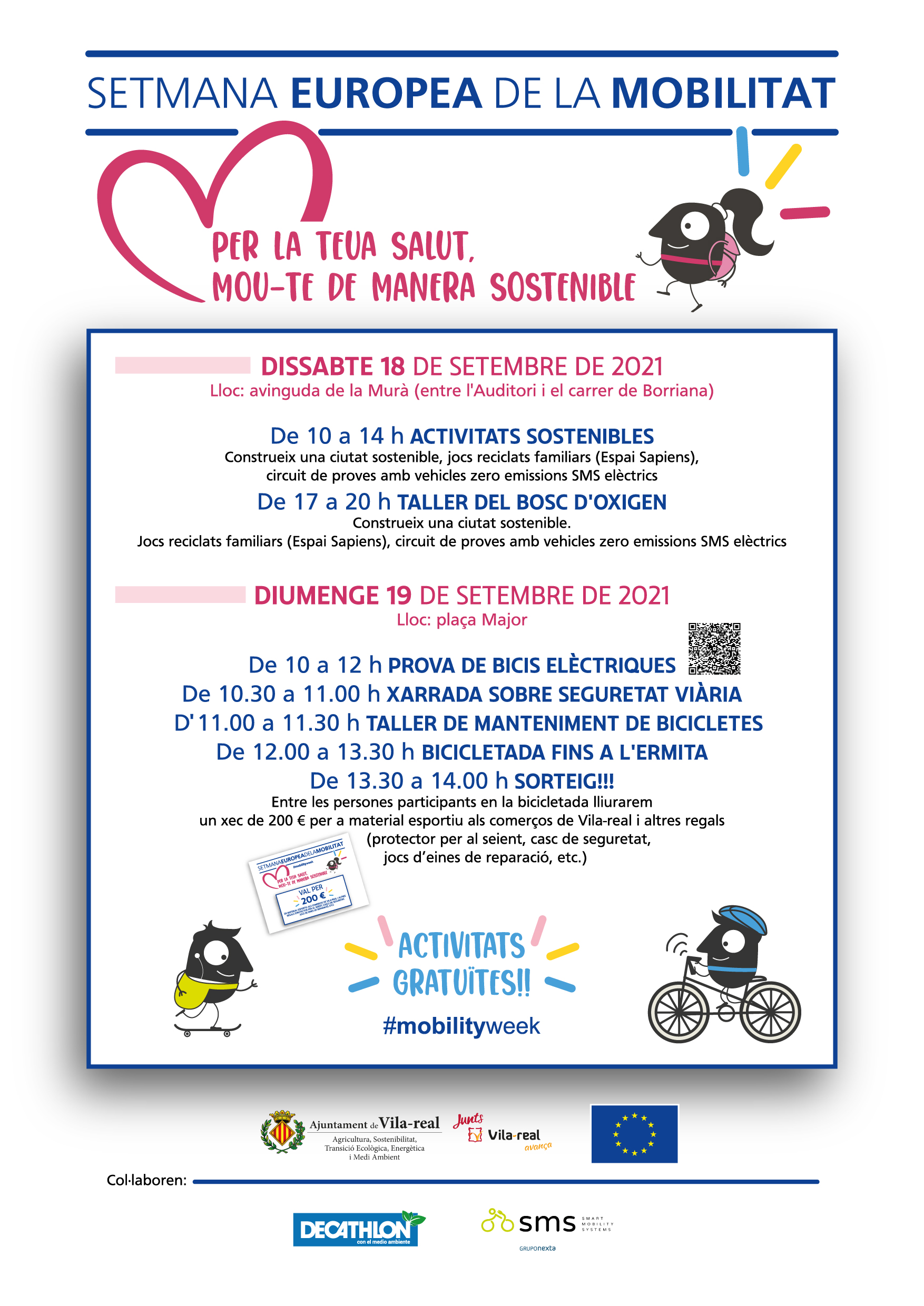 Vila-real se suma a la Semana Europea de la Movilidad con proyectos para favorecer los desplazamientos sostenibles